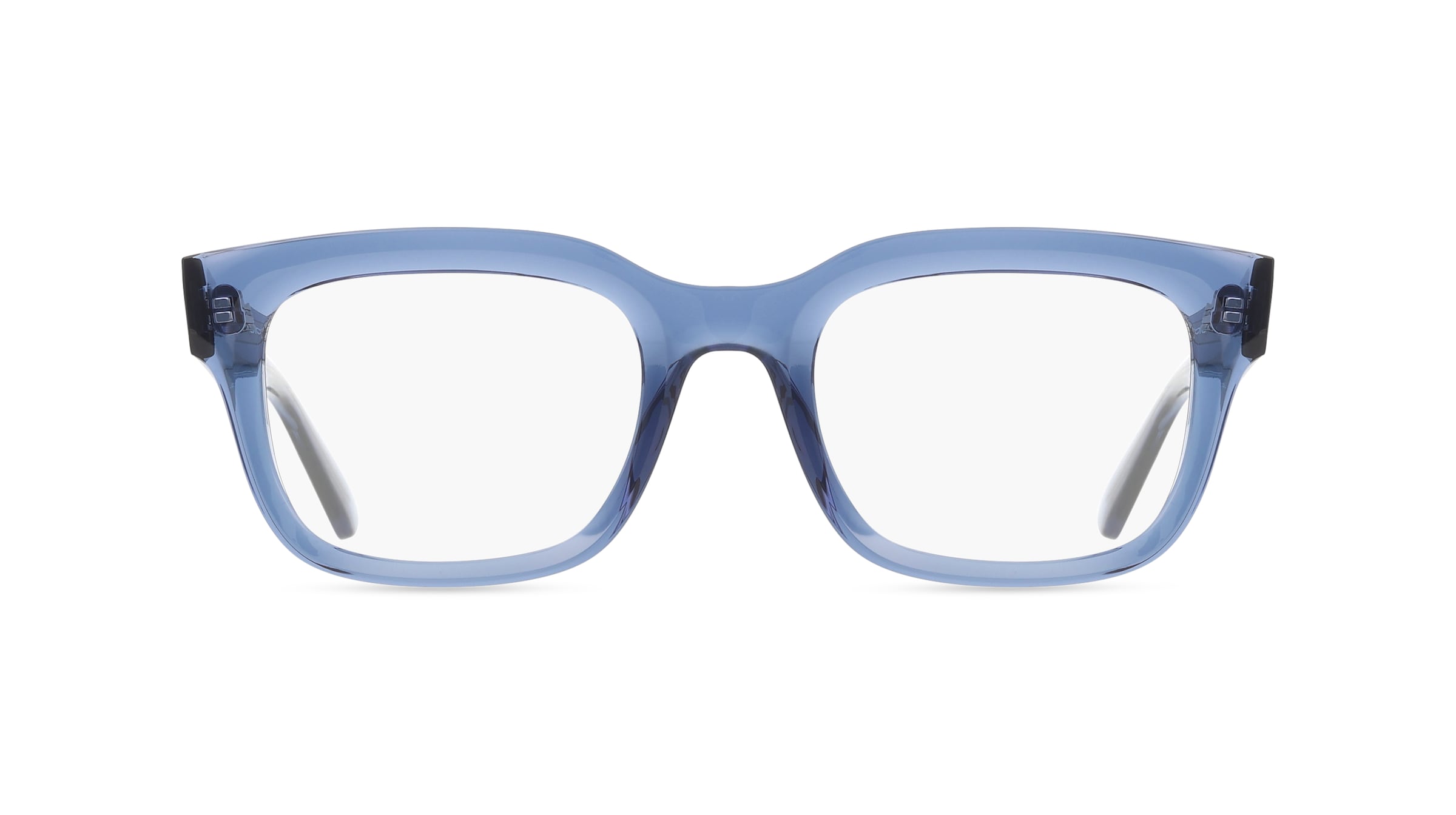 Ray-Ban 0RX7217 CHAD Unisex-Brille inkl. Gläser Vollrand Eckig Acetat-Gestell 54mm/22mm/145mm, blau