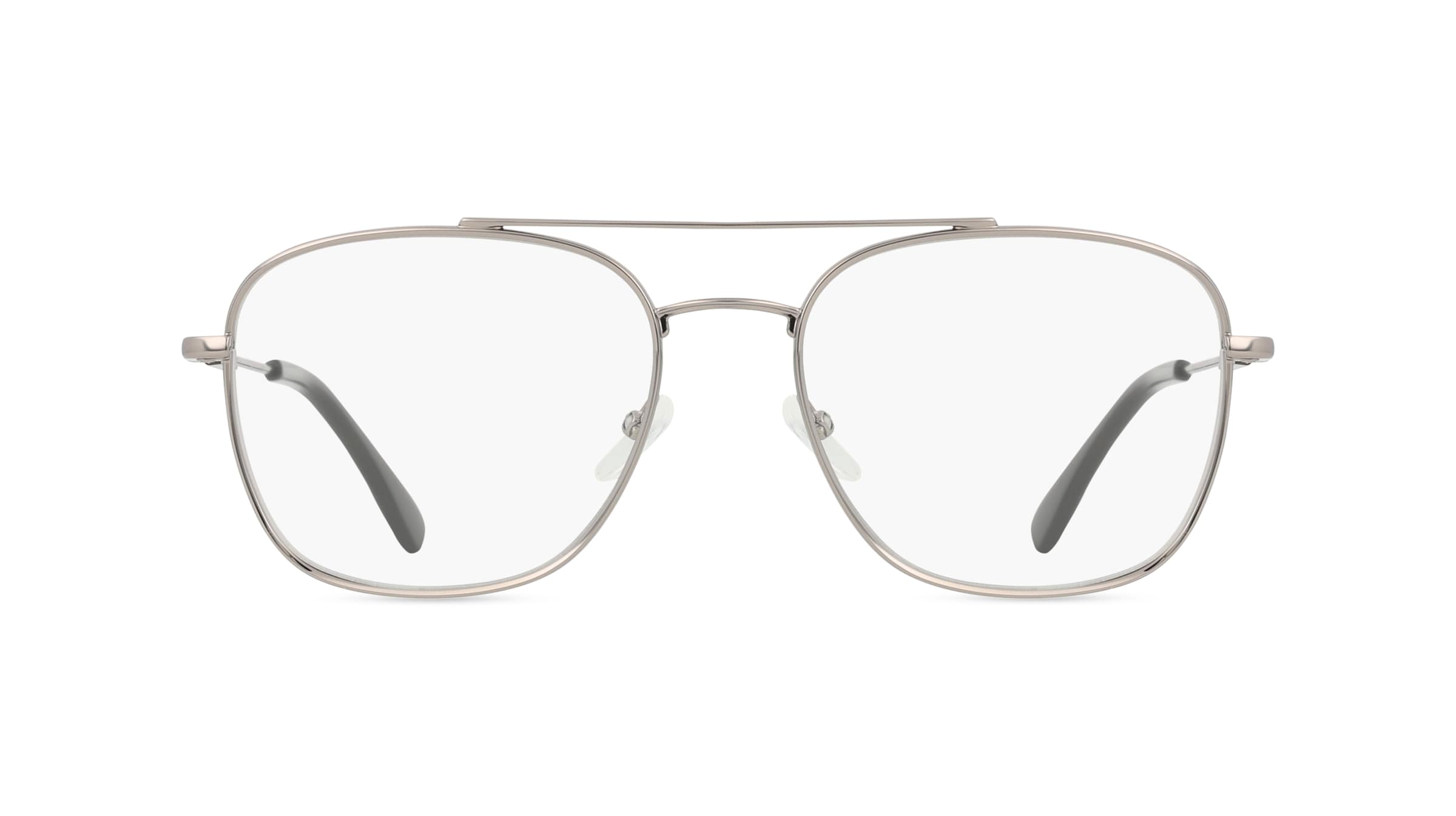 Dsquared2	 D2 0047 Herren-Brille inkl. Gläser Vollrand Pilot Metall-Gestell 56mm/18mm/140mm, silber