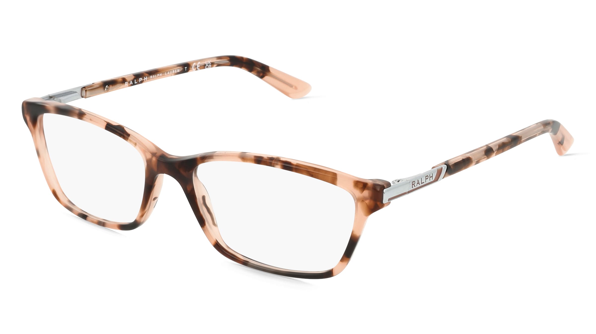 Ralph RA7044 Damen-Brille inkl. Gläser Vollrand Cat Eye Acetat-Gestell 52/16/135, Braun