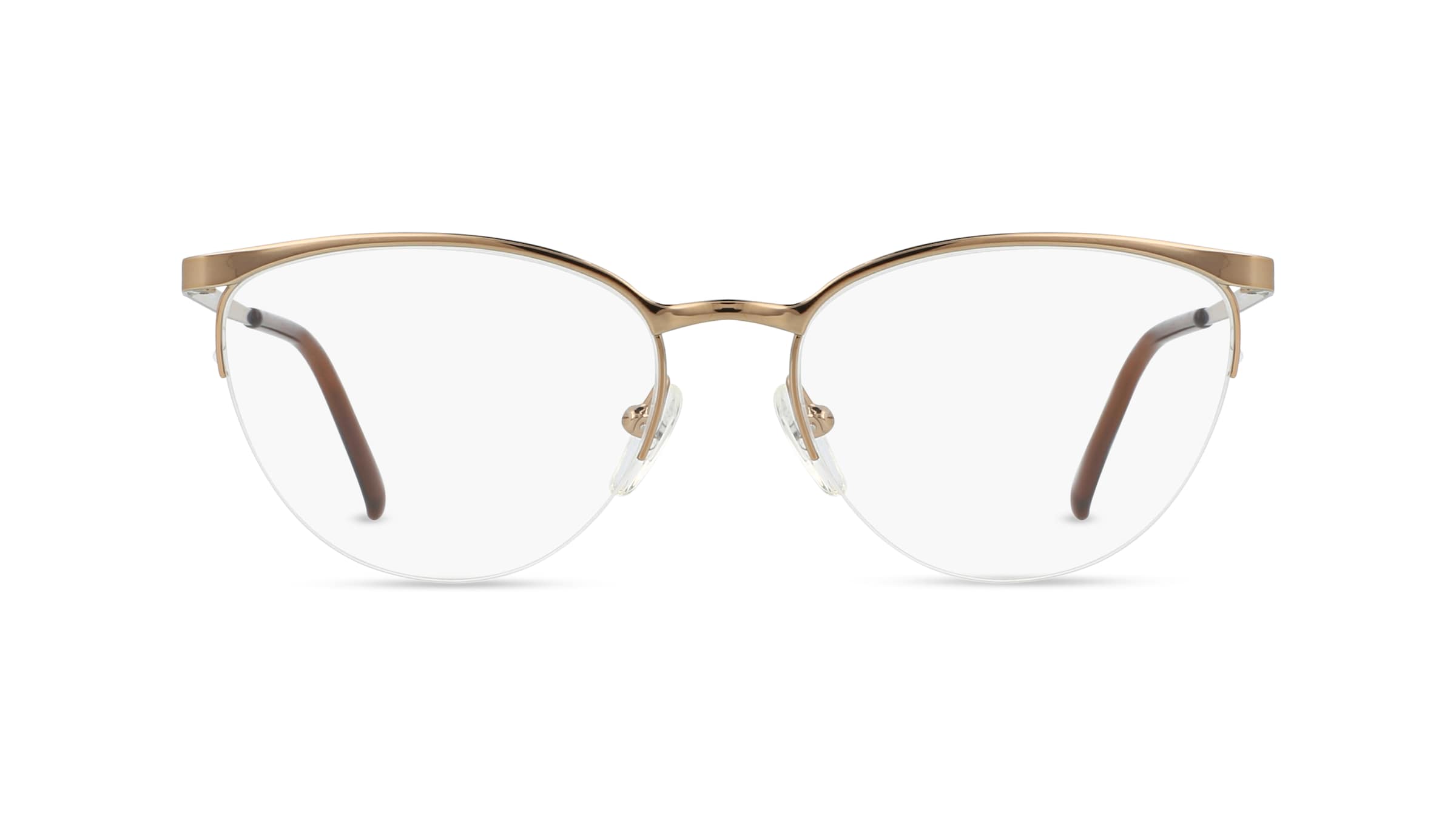 Fielmann MC 546 CL Damen-Brille inkl. Gläser Nylor Oval Edelstahl-Gestell 52mm/18mm/135mm, gold