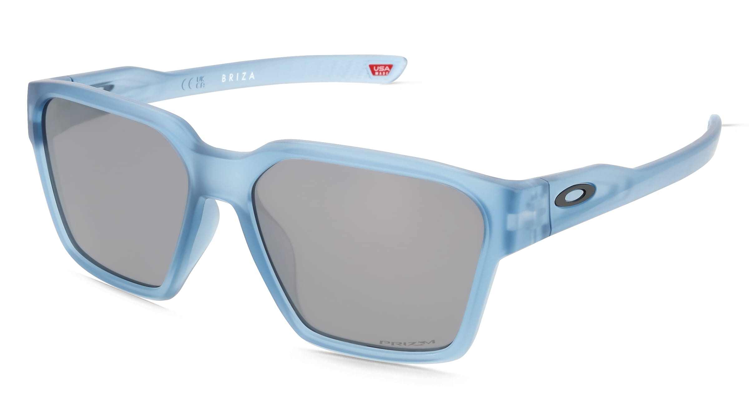 Oakley 0OO9497 BRIZA Herren-Sonnenbrille Vollrand Quadratisch Kunststoff-Gestell, Grau
