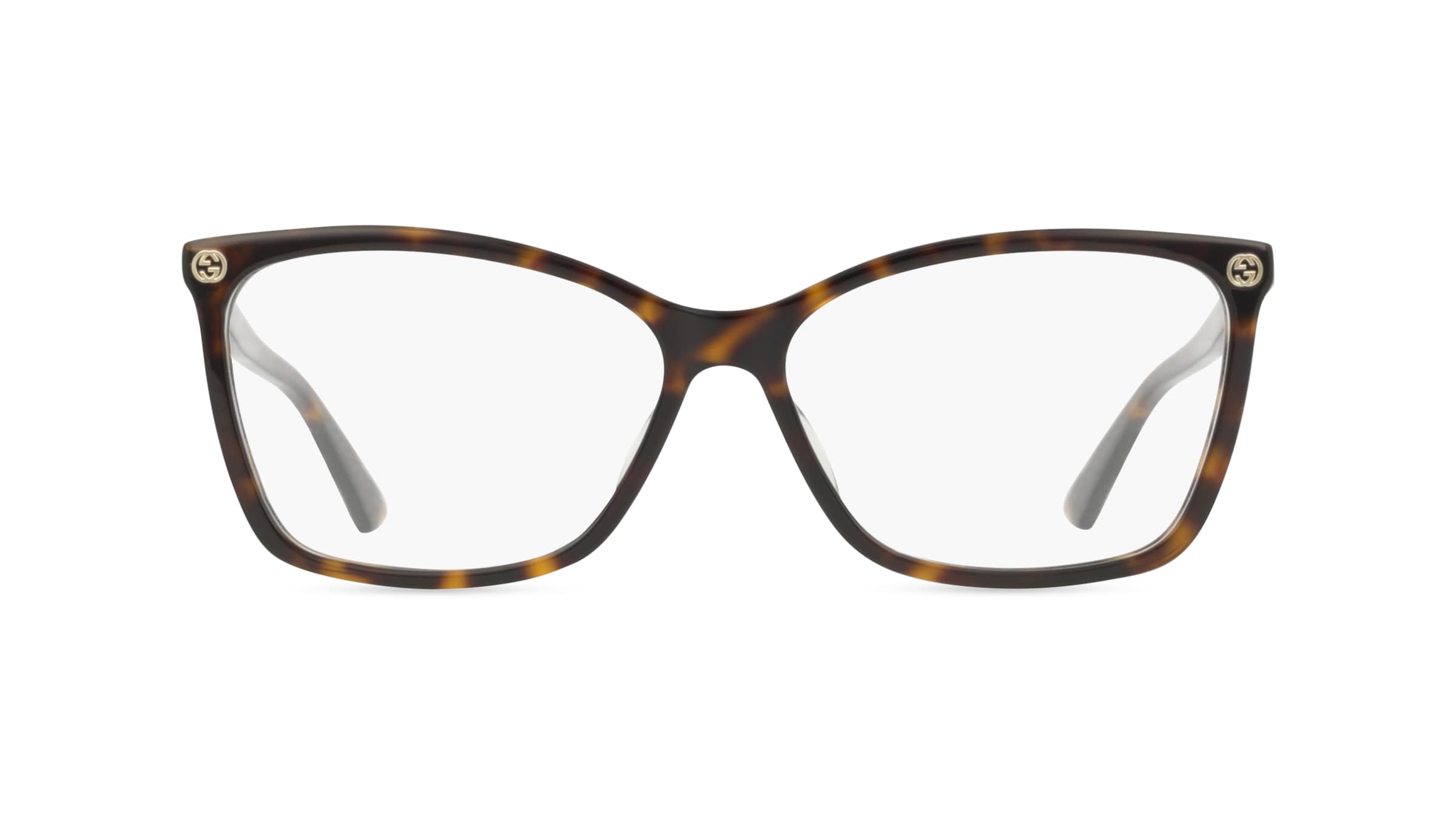 Gucci GG0025O Damen-Brille inkl. Gläser Vollrand Butterfly Acetat-Gestell 56mm/14mm/140mm, braun