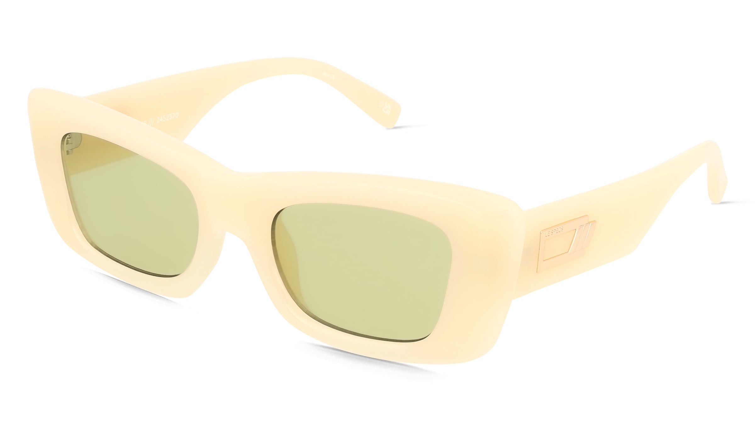 Le Specs DOPAMINE Unisex-Sonnenbrille Vollrand Quadratisch Kunststoff-Gestell, Beige