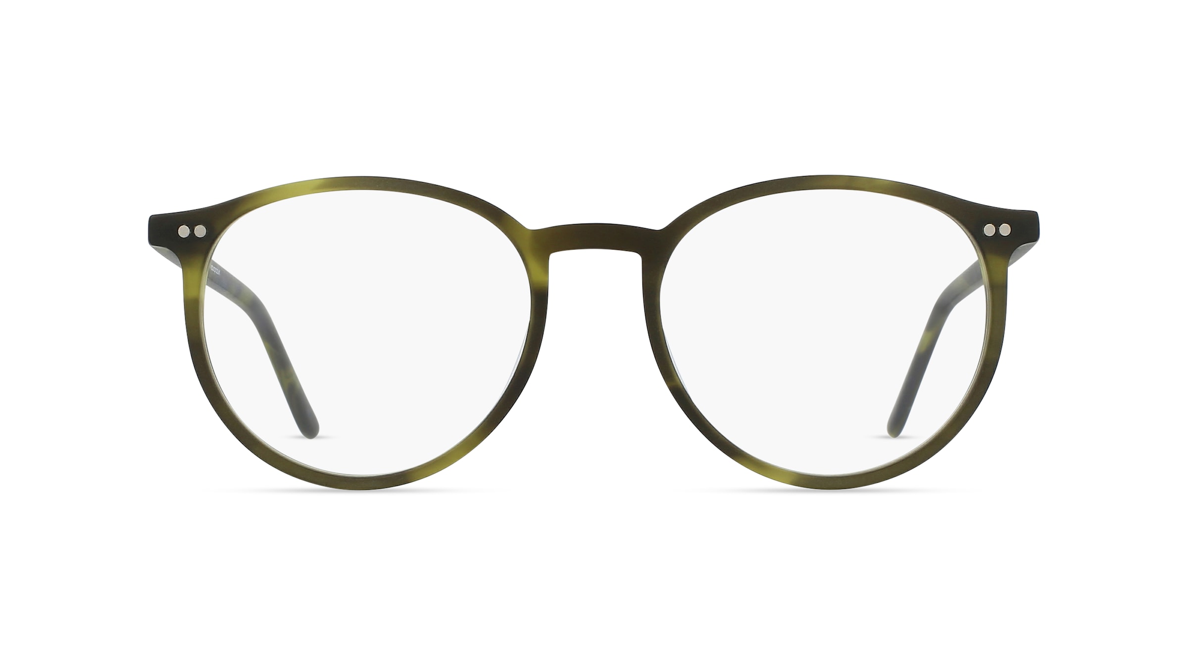 Fielmann MI 039 CL Unisex-Brille inkl. Gläser Vollrand Panto Acetat-Gestell 50mm/18mm/140mm, grün