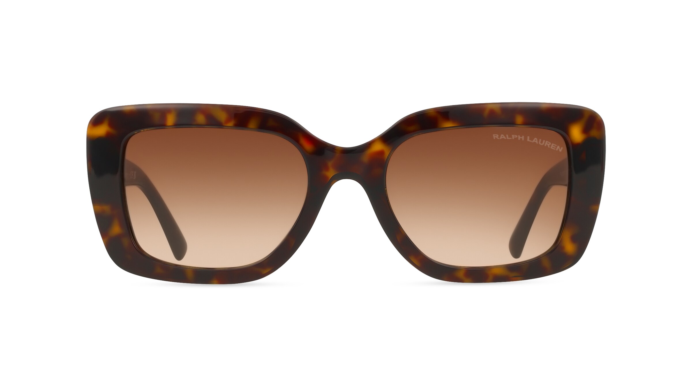 Ralph Lauren RL8217U THE NIKKI Damen-Sonnenbrille Vollrand Eckig Acetat-Gestell, Havanna