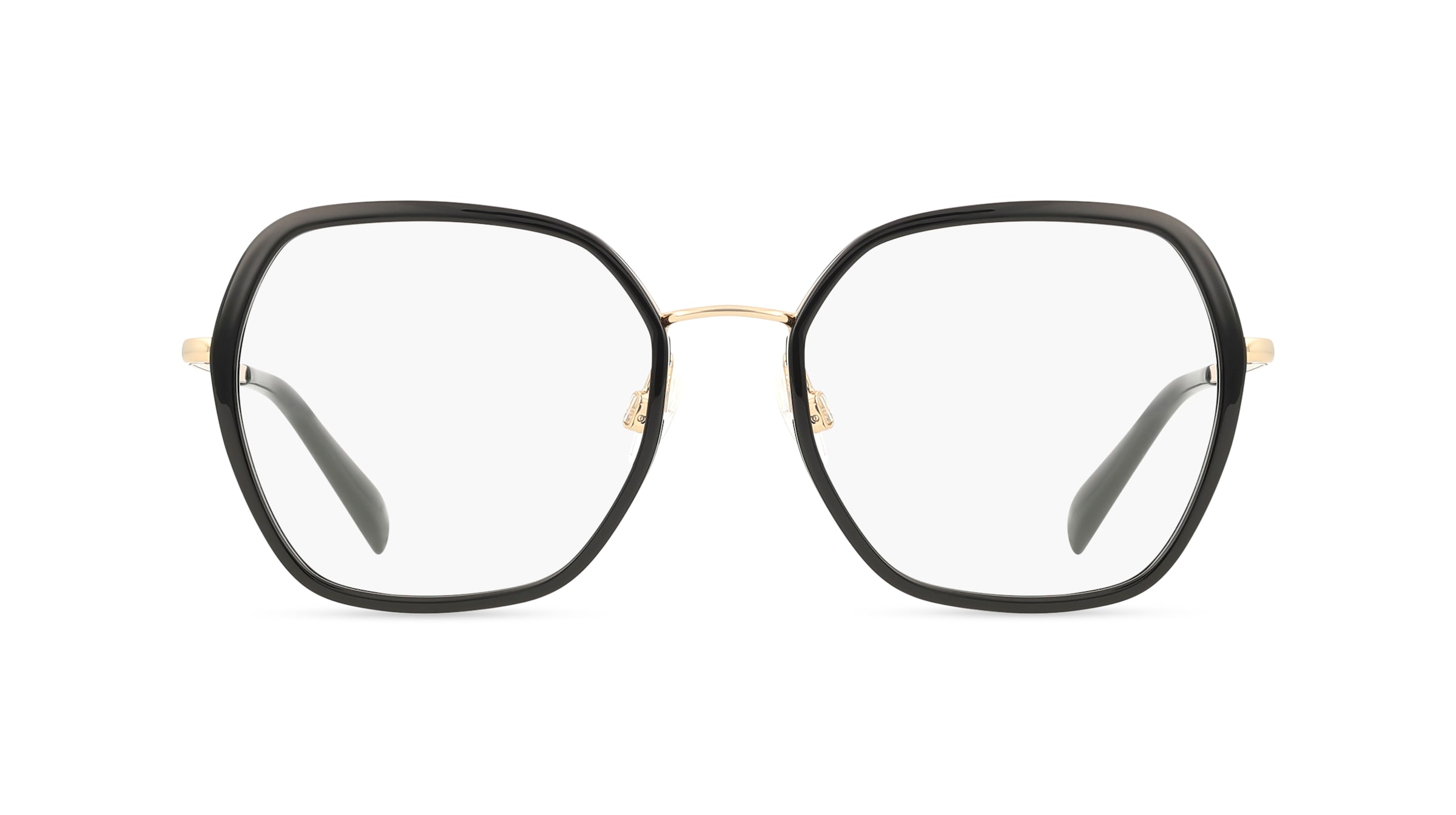 Esprit 33544 Damen-Brille inkl. Gläser Vollrand Geometrisch Kunststoff-Gestell 52/18/140, schwarz