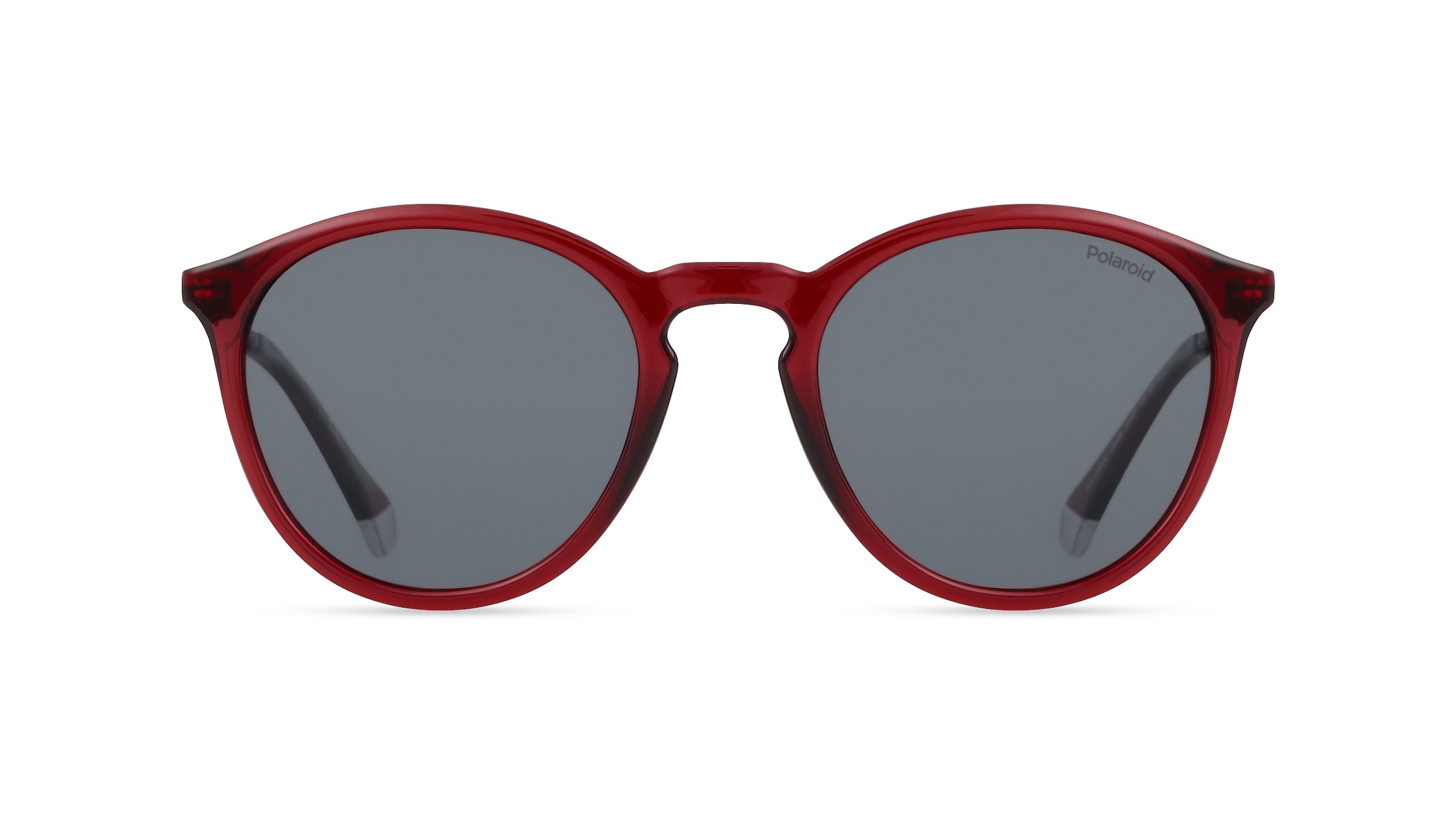 Polaroid PLD 4129/S/X Unisex-Sonnenbrille Vollrand Panto Kunststoff-Gestell, rot