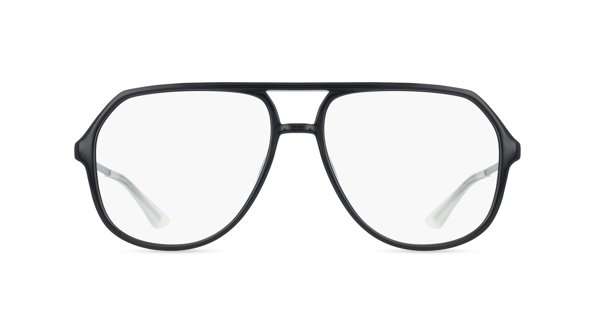 PUMA PU0460O Herren-Brille inkl. Gläser Vollrand Pilot Kunststoff-Gestell 58/14/145, schwarz