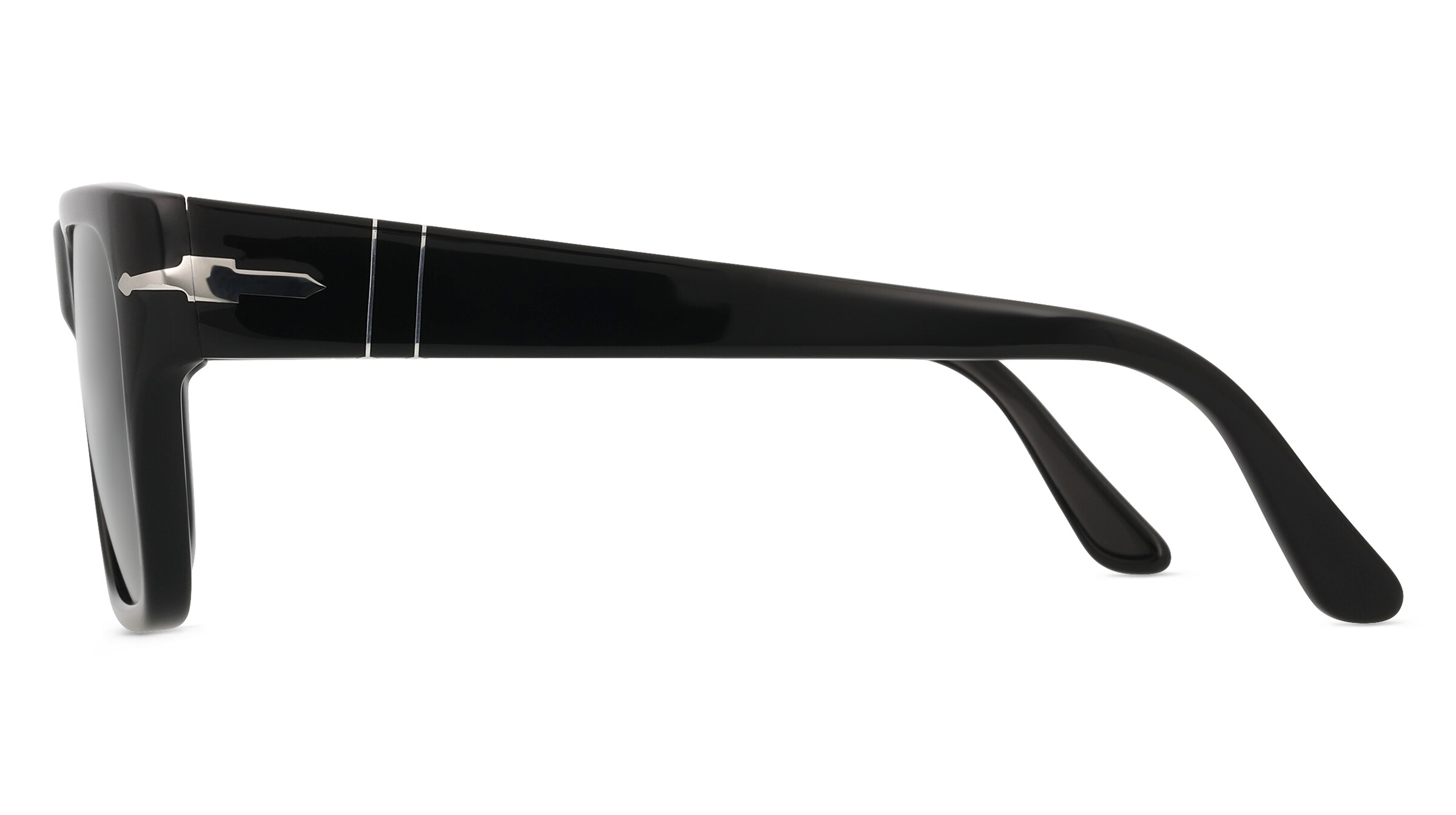 Thumbnail - Persol 0PO3348S Unisex-Sonnenbrille Vollrand Quadratisch Acetat-Gestell, schwarz