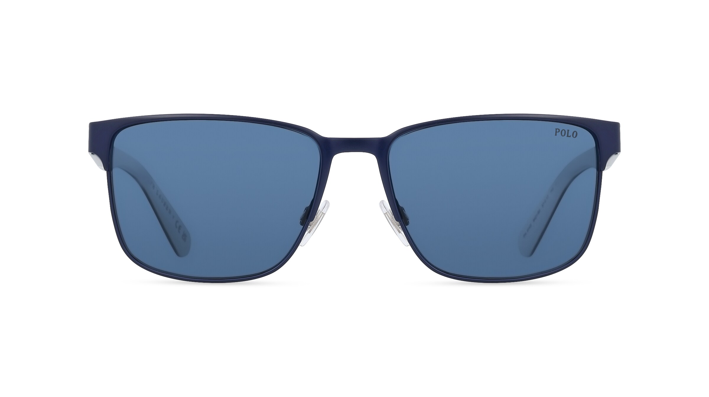 Polo by Ralph Lauren PH3143 Herren-Sonnenbrille Vollrand Eckig Metall-Gestell, blau