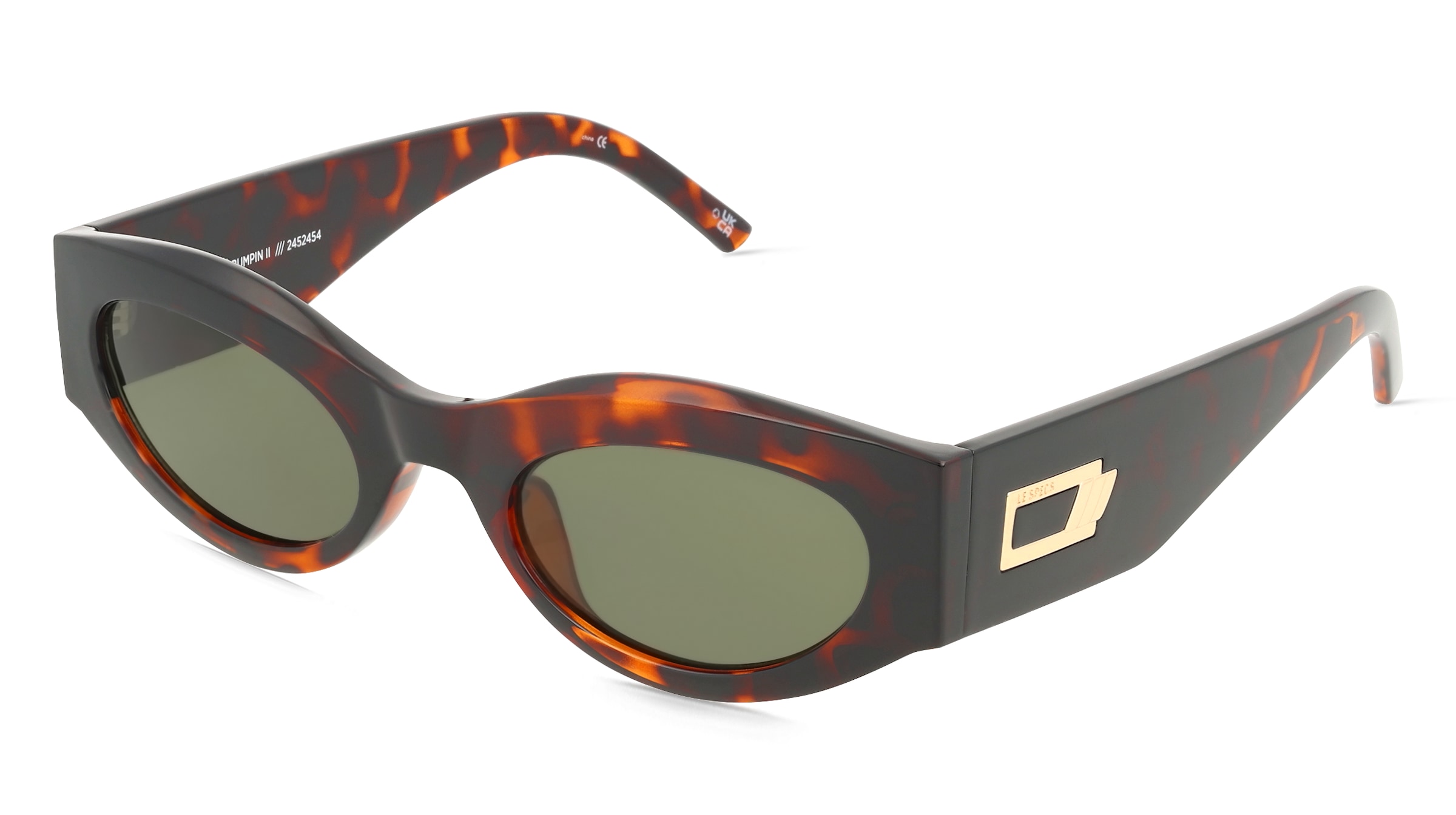 Le Specs BODY BUMPIN II Unisex-Sonnenbrille Vollrand Oval Kunststoff-Gestell, Braun