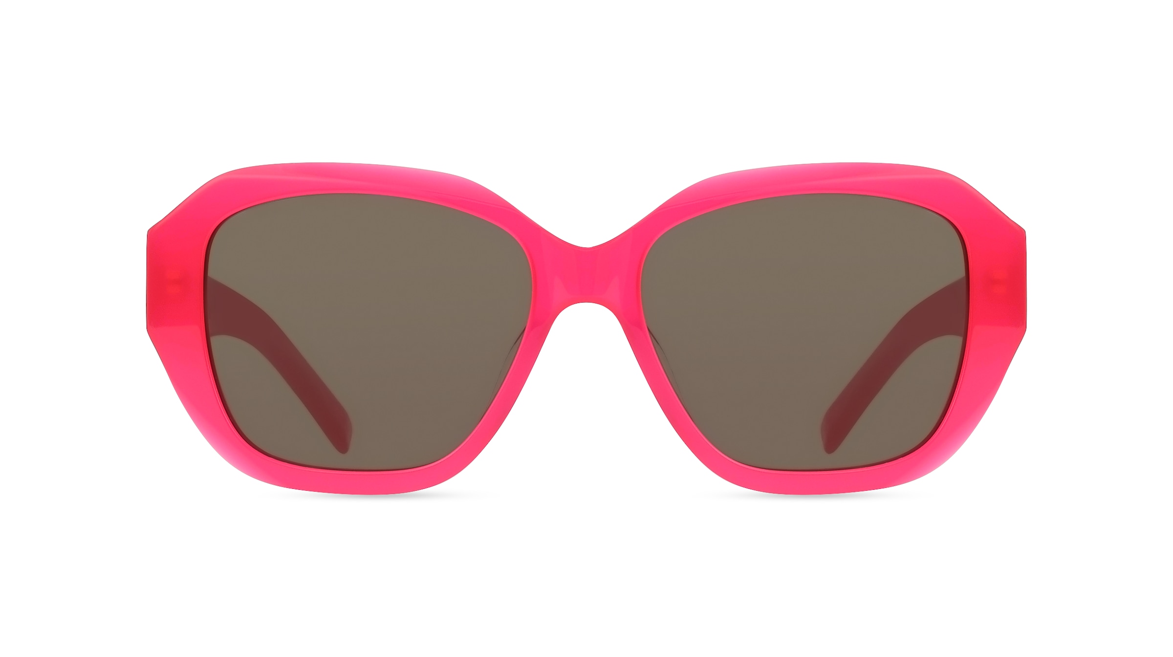 Givenchy GV40075I Damen-Sonnenbrille Vollrand Rund Kunststoff-Gestell, rot