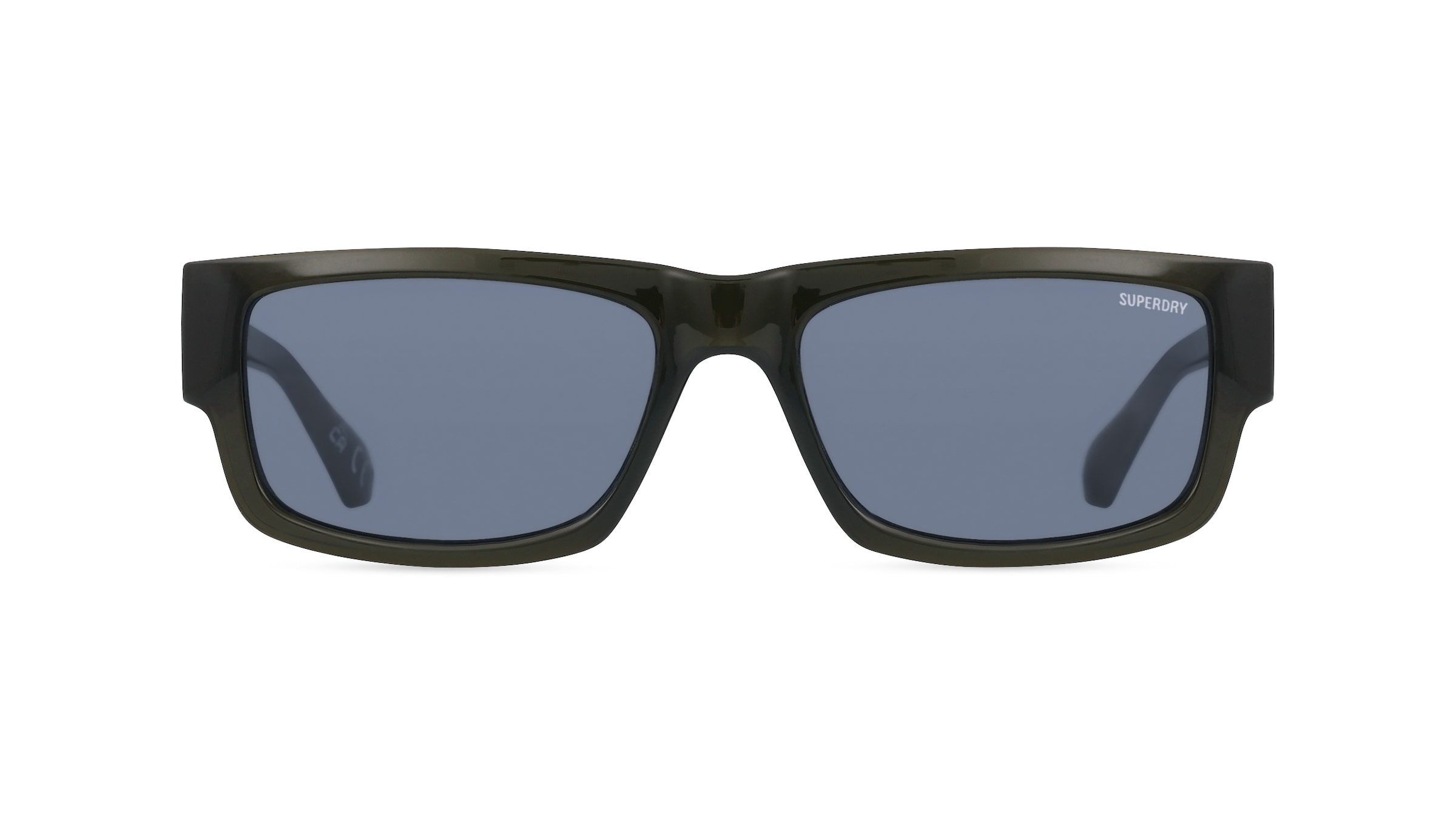 Superdry 5005 Unisex-Sonnenbrille Vollrand Eckig Kunststoff-Gestell, grün