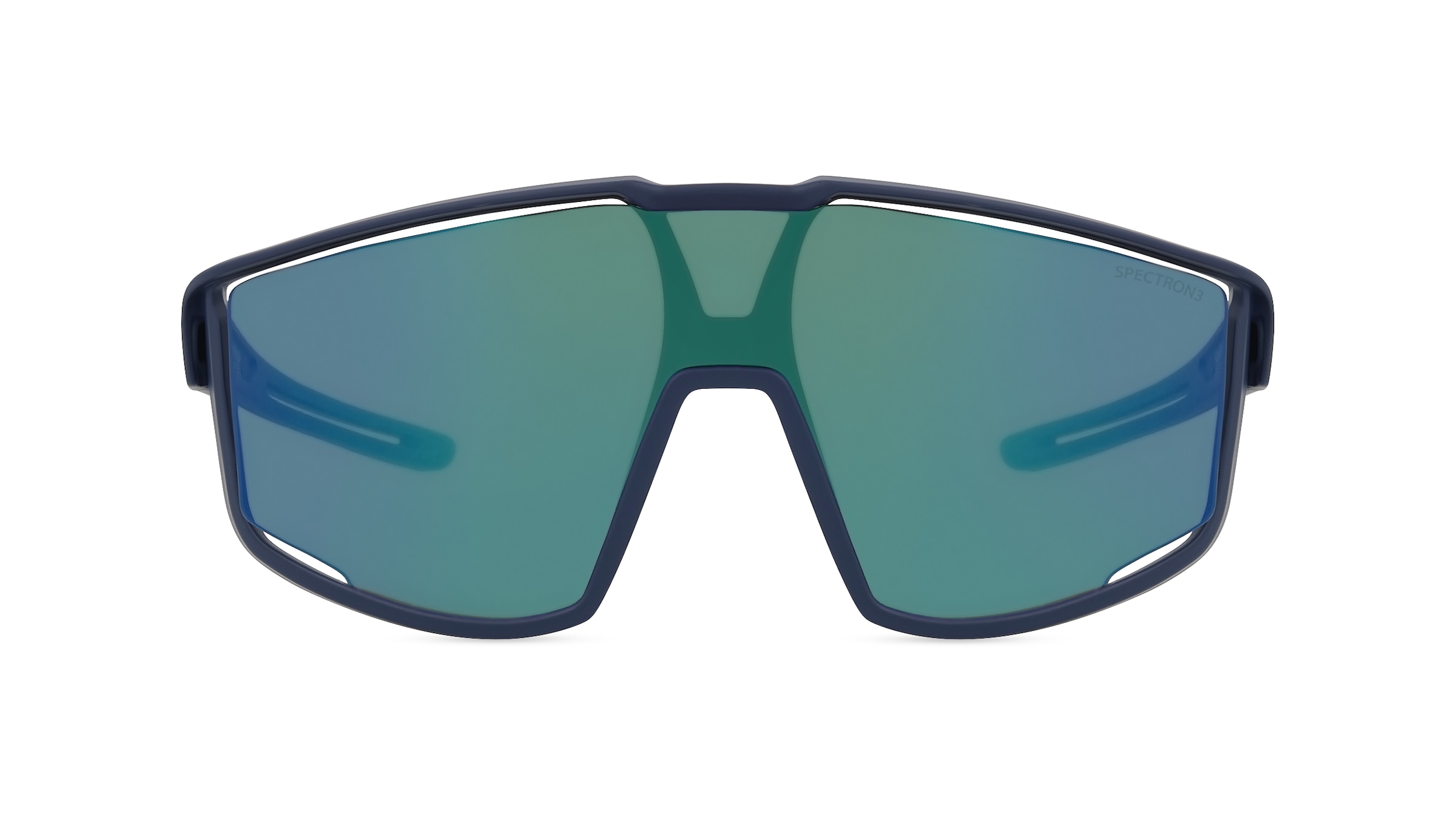 Julbo FURY S Jugend-Sonnenbrille Vollrand Monoscheibe Kunststoff-Gestell, blau