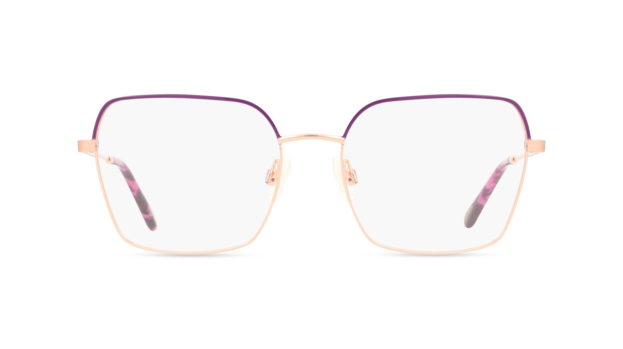 Morgan 3249 Damen-Brille inkl. Gläser Vollrand Eckig Edelstahl-Gestell 53mm/17mm/135mm, pink