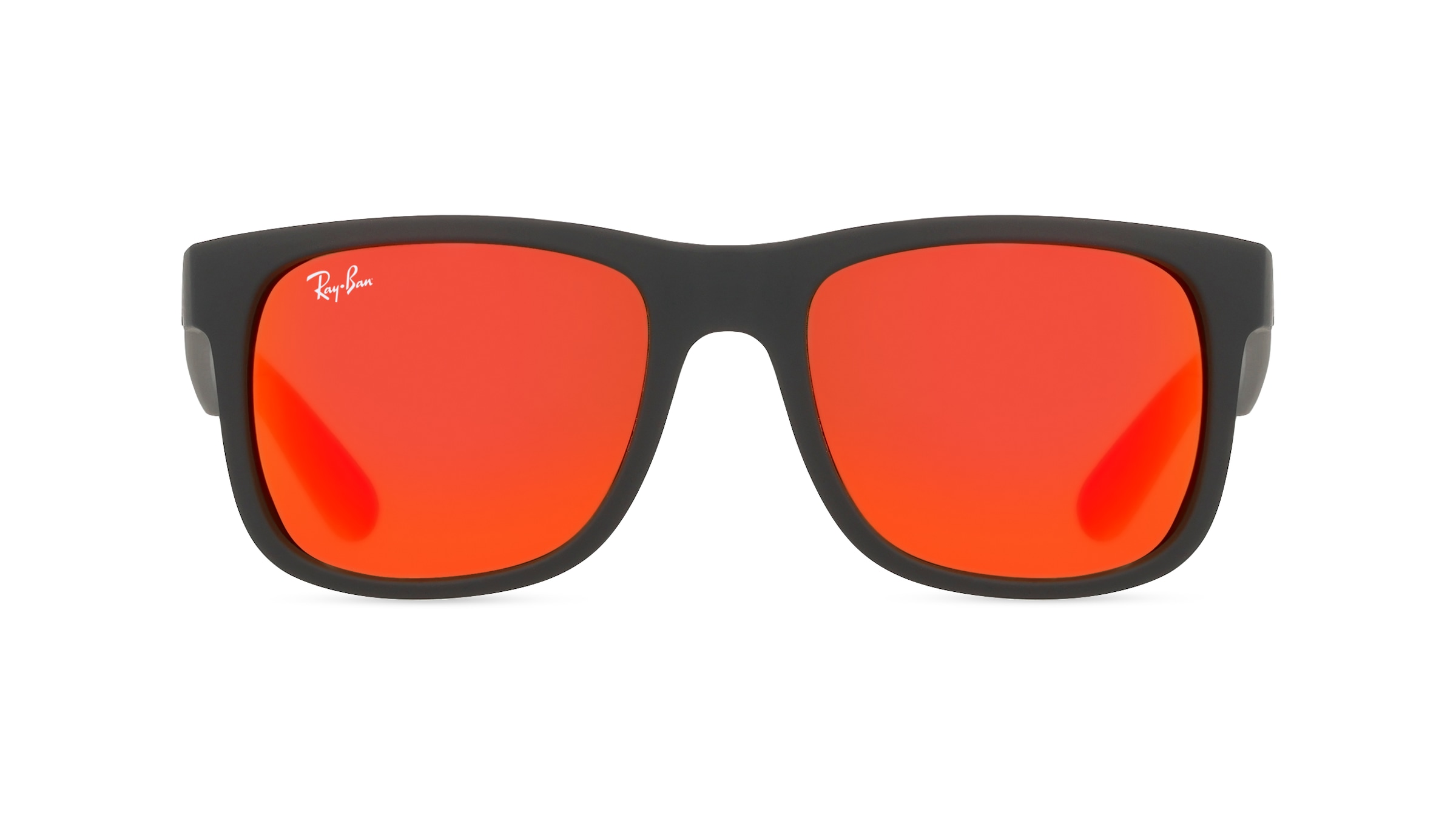 Ray-Ban RB 4165 JUSTIN Herren-Sonnenbrille Vollrand Eckig Kunststoff-Gestell, schwarz