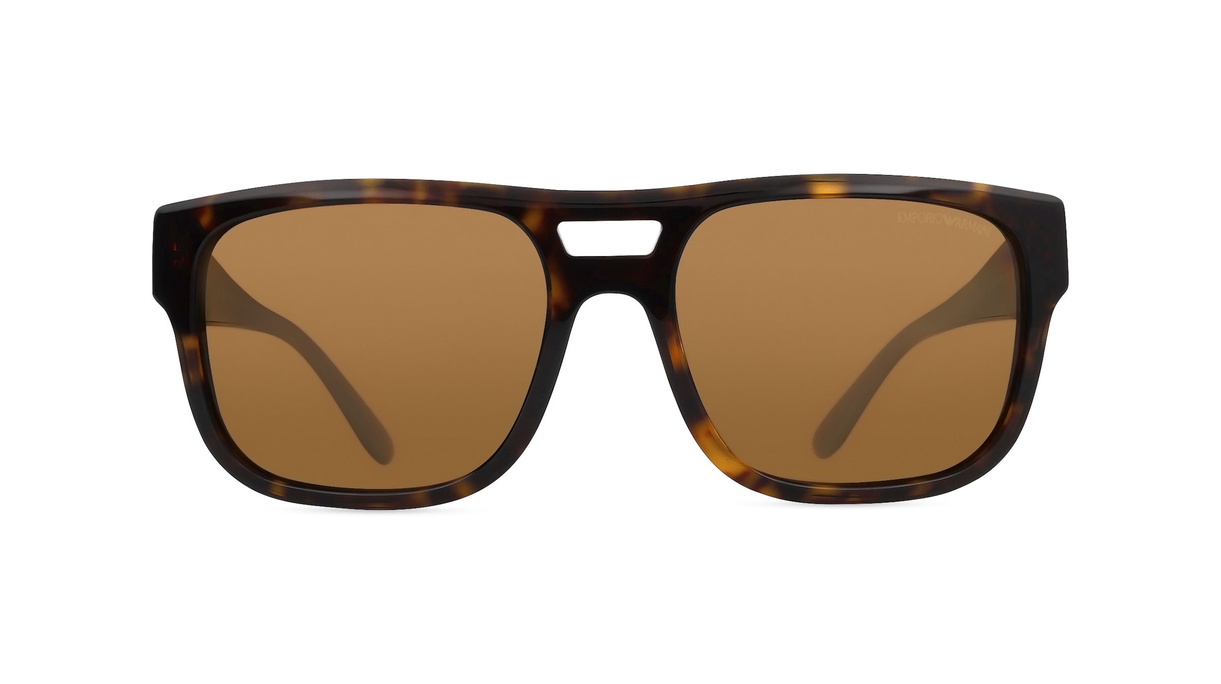 Emporio Armani EA 4197 Herren-Sonnenbrille Vollrand Eckig Kunststoff-Gestell, Havanna