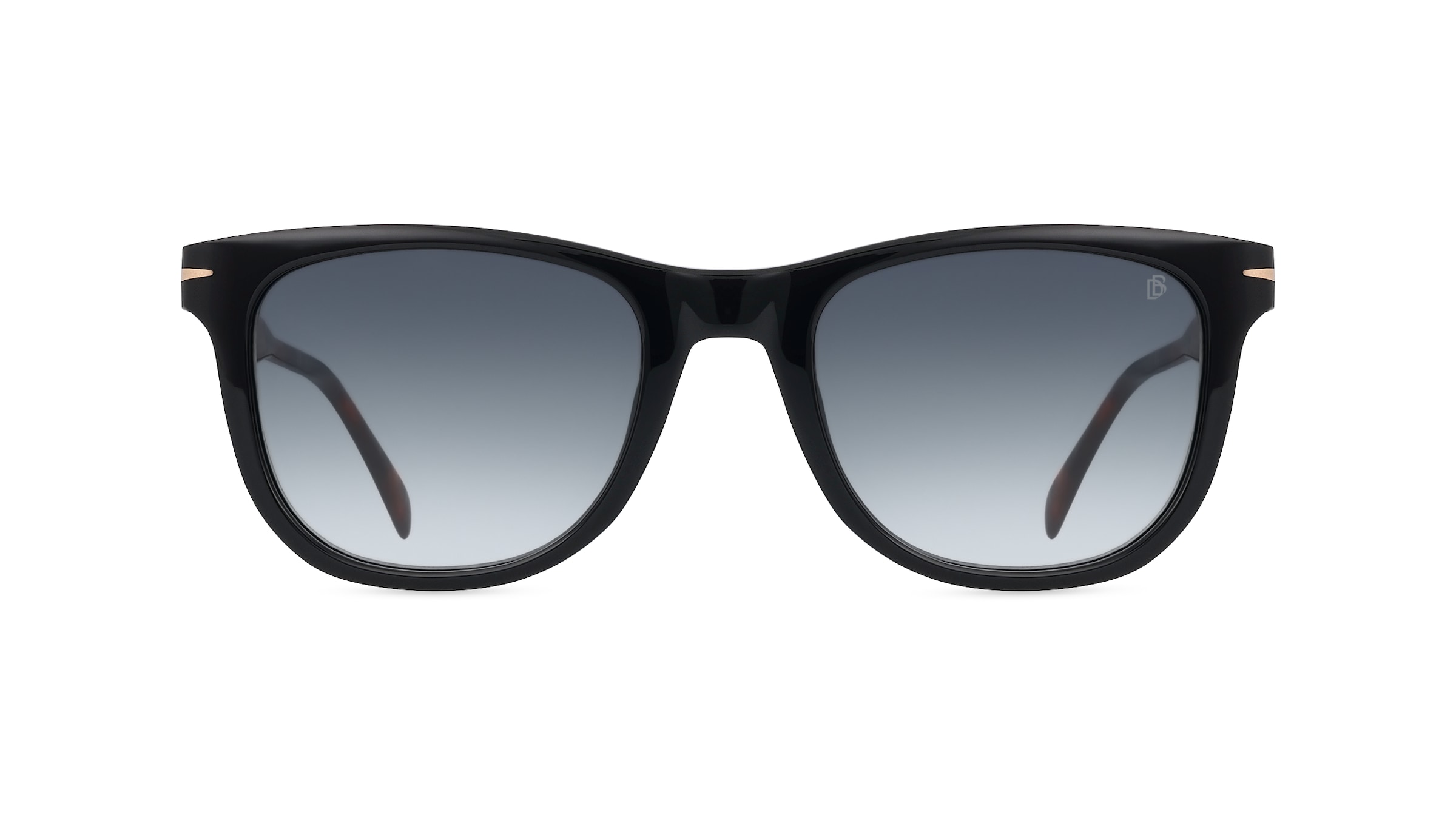 David Beckham DB 1113/S Herren-Sonnenbrille Vollrand Eckig Acetat-Gestell, Schwarz