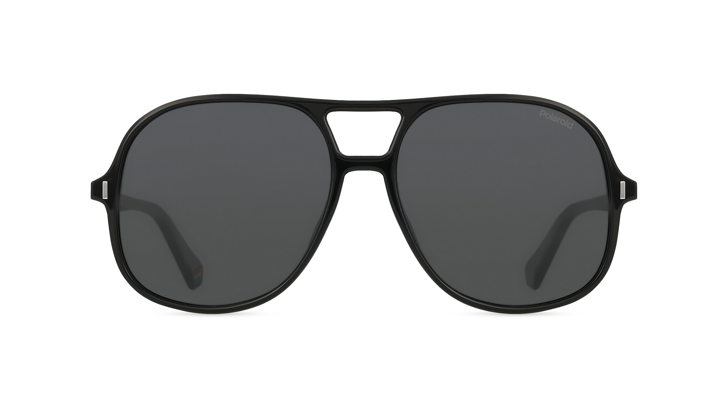 Polaroid PLD 6217/S Unisex-Sonnenbrille Vollrand Eckig Kunststoff-Gestell, schwarz