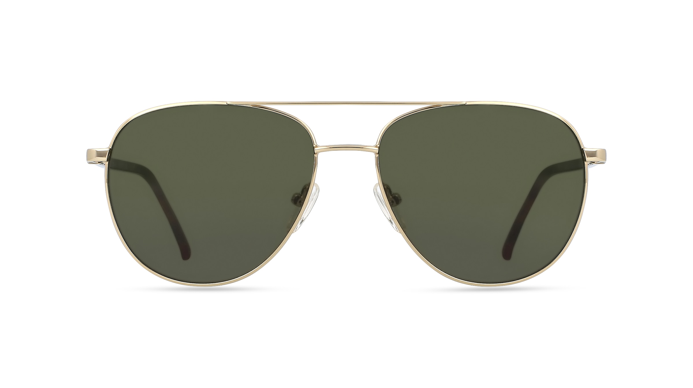 Fielmann MC 581 SUN CL DARCY Unisex-Sonnenbrille Vollrand Pilot Edelstahl-Gestell, silber