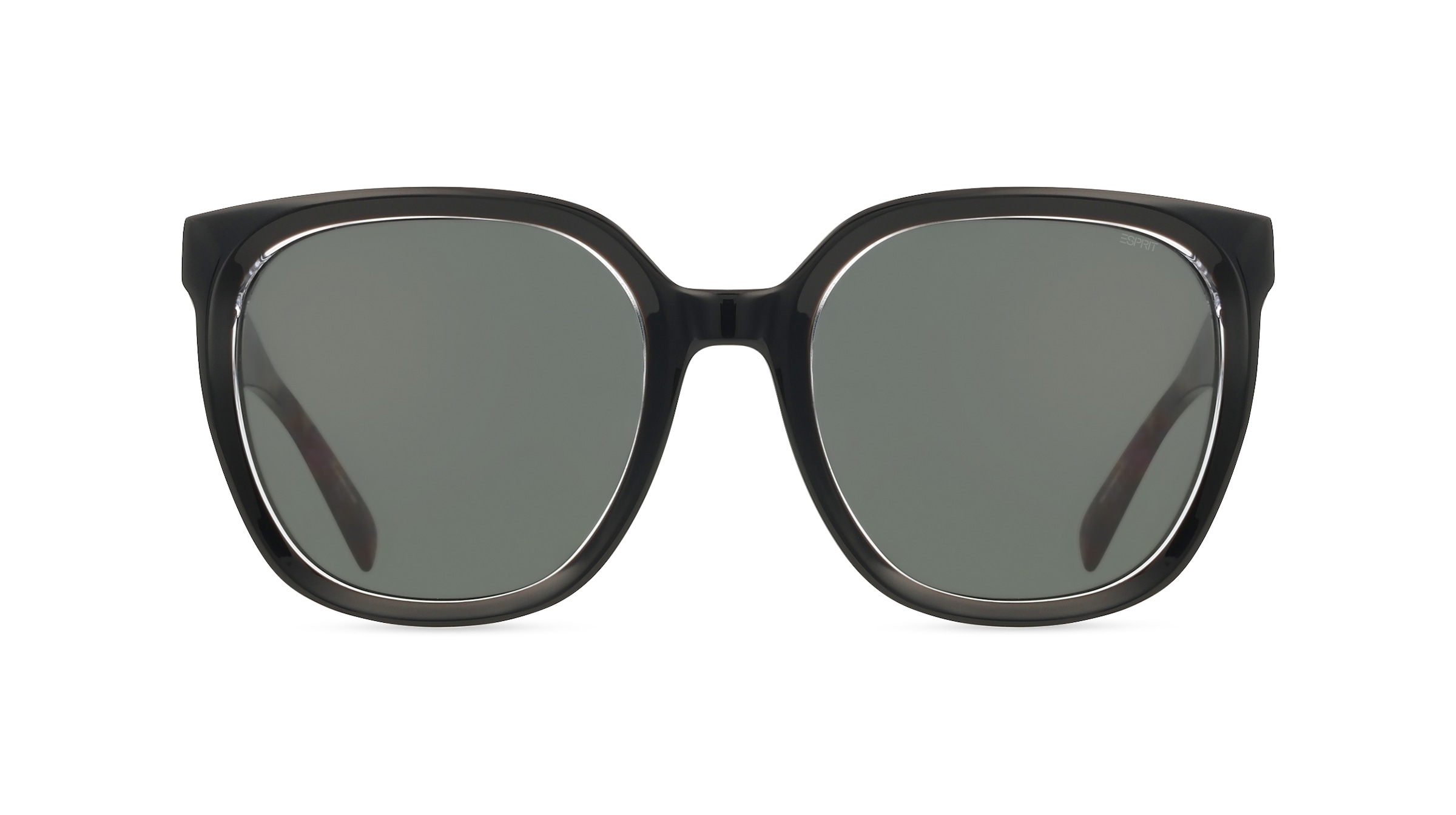Esprit 40119 Damen-Sonnenbrille Vollrand Eckig Acetat-Gestell, grau