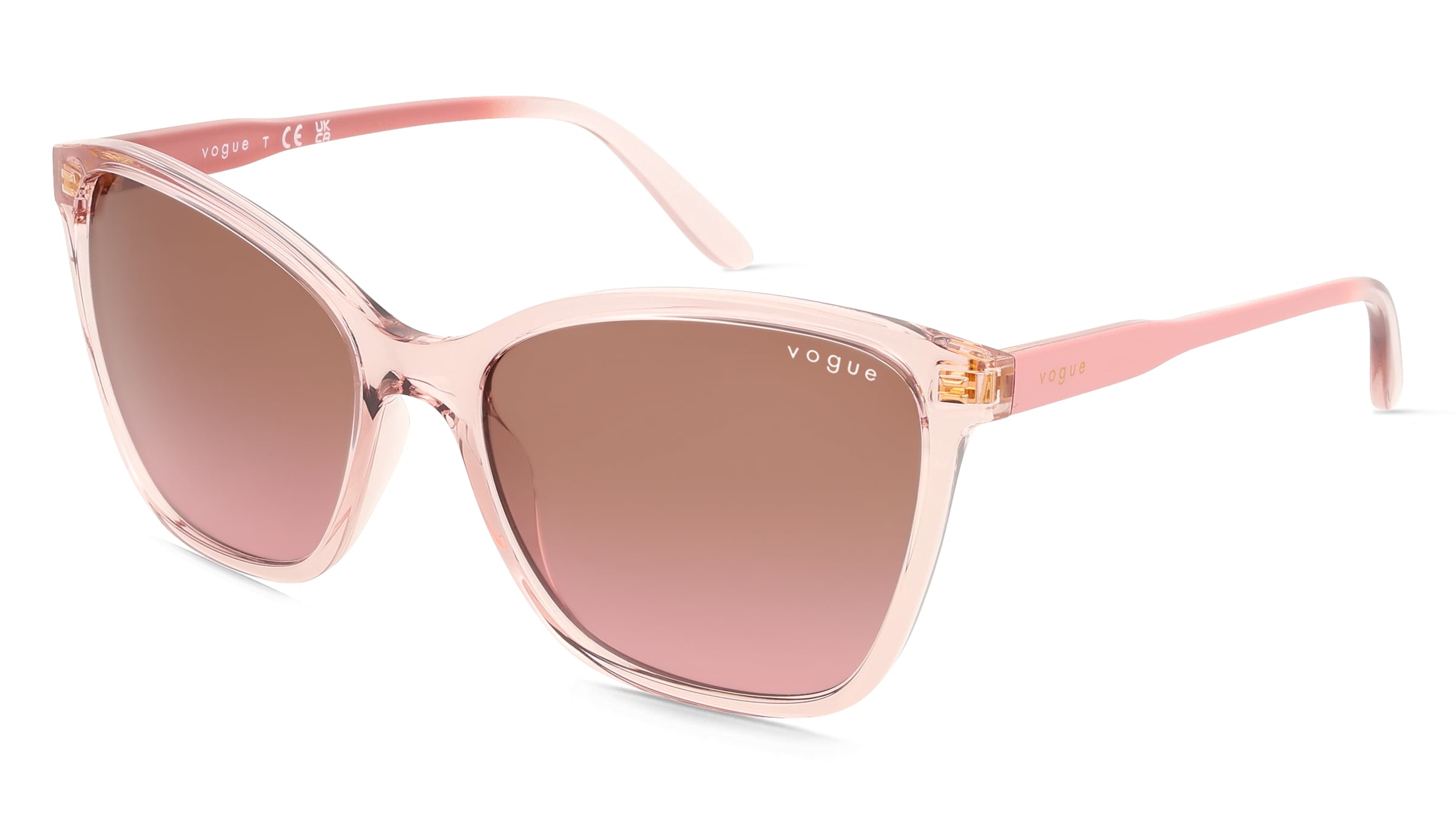 Vogue VO5520S Damen-Sonnenbrille Vollrand Butterfly Kunststoff-Gestell, Pink