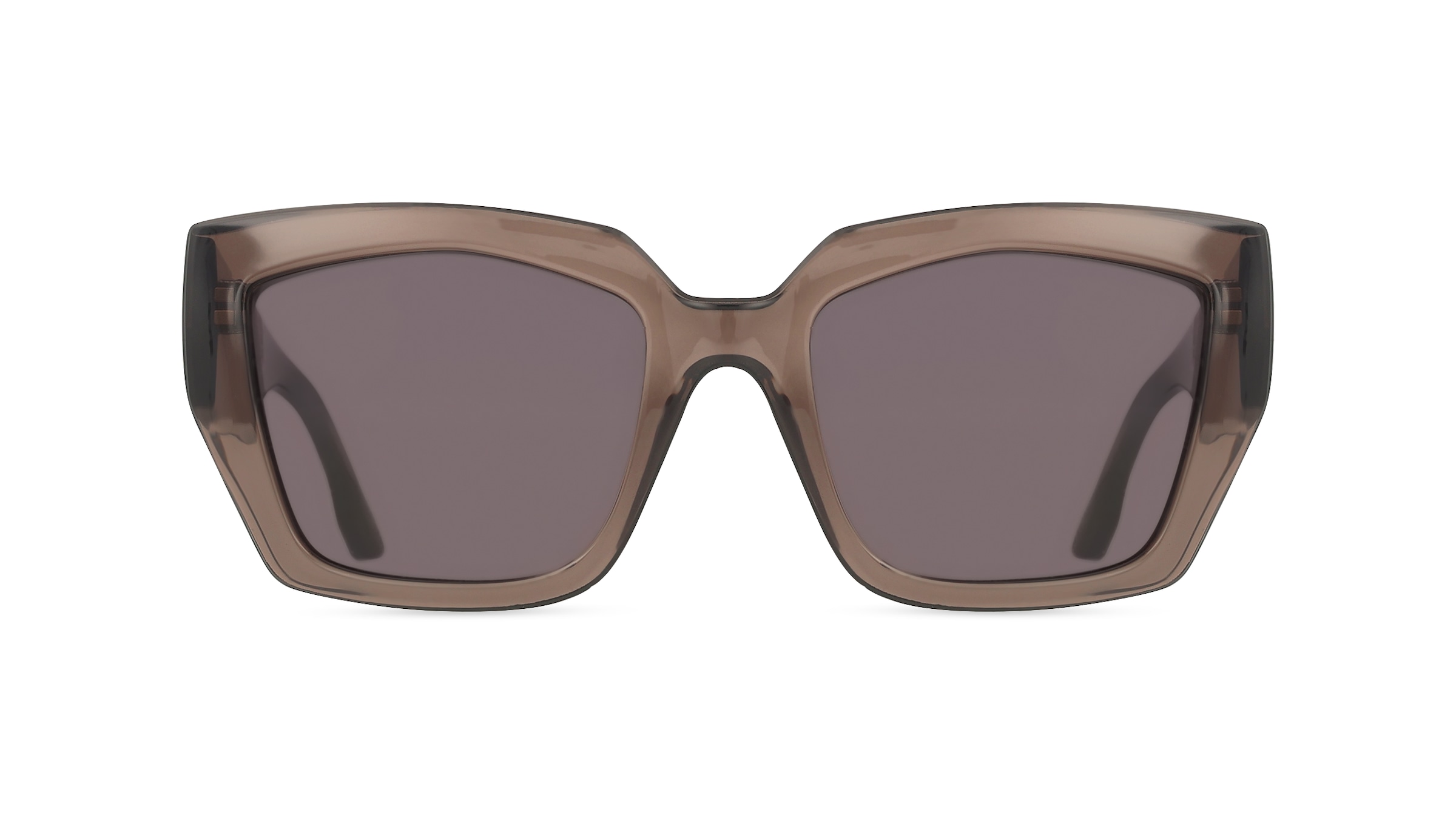 Karl Lagerfeld KL6143S Damen-Sonnenbrille Vollrand Eckig TR90-Gestell, grau