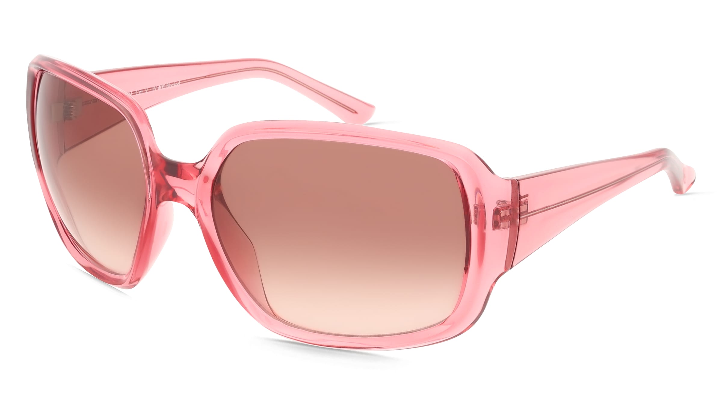 Fielmann LD 036 SUN CL JASMIN Damen-Sonnenbrille Vollrand Quadratisch Acetat Spritzguss-Gestell, Pink