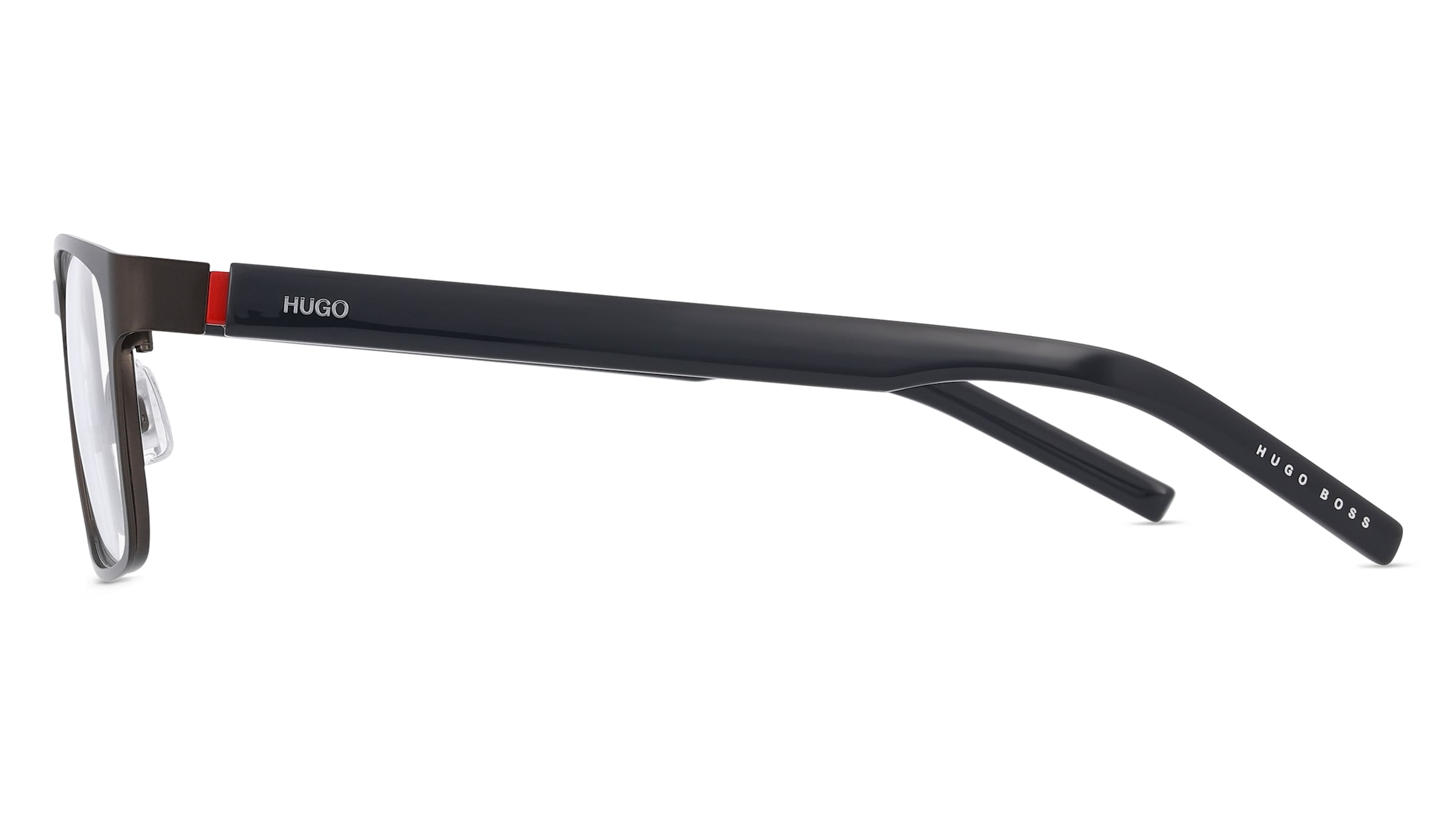 Thumbnail - Hugo HG 1015 Herren-Brille inkl. Gläser Vollrand Eckig Metall-Gestell 54mm/18mm/145mm, Schwarz