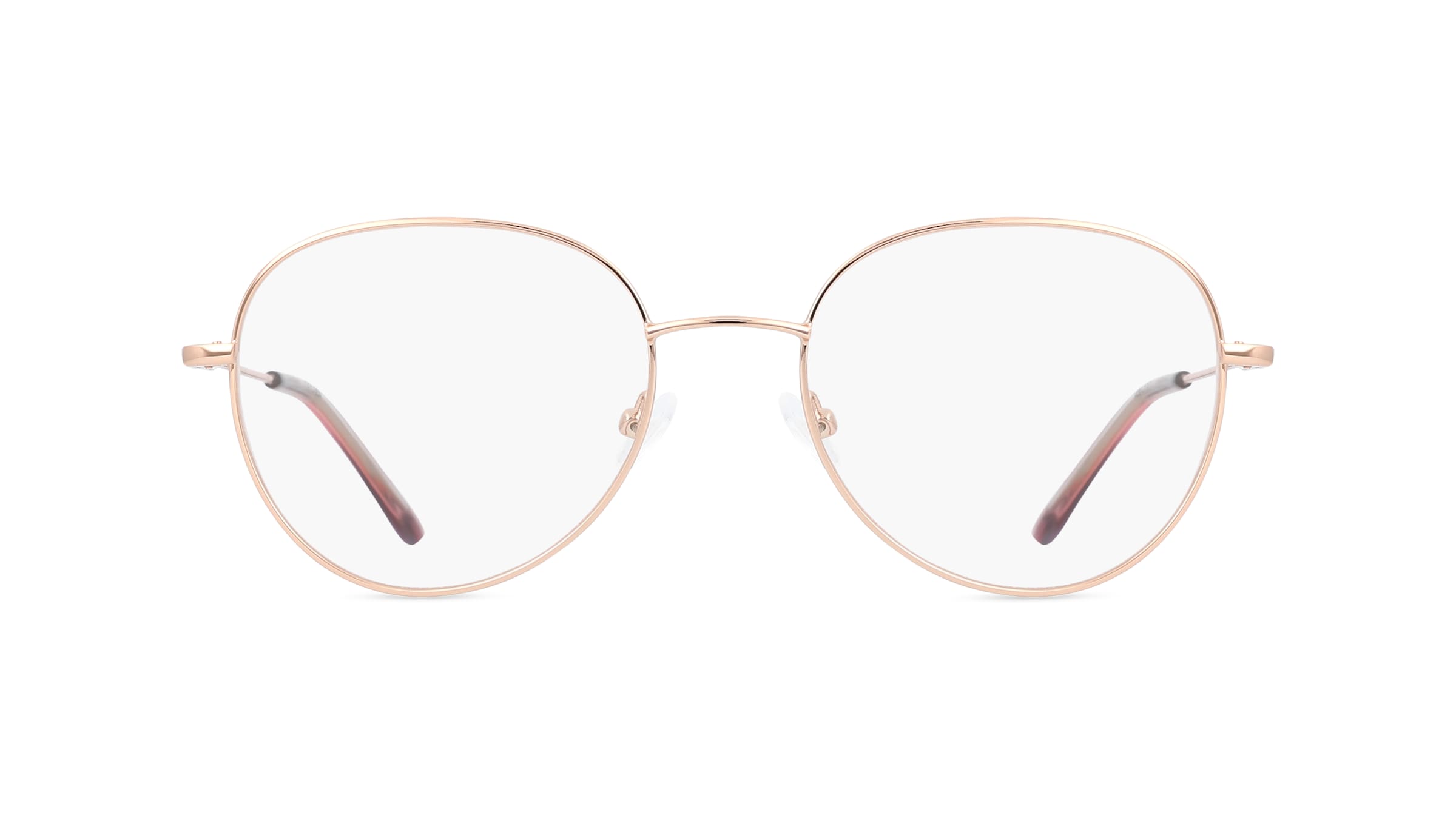 Calvin Klein CK19130 Damen-Brille inkl. Gläser Vollrand Panto Metall-Gestell 52mm/18mm/140mm, pink