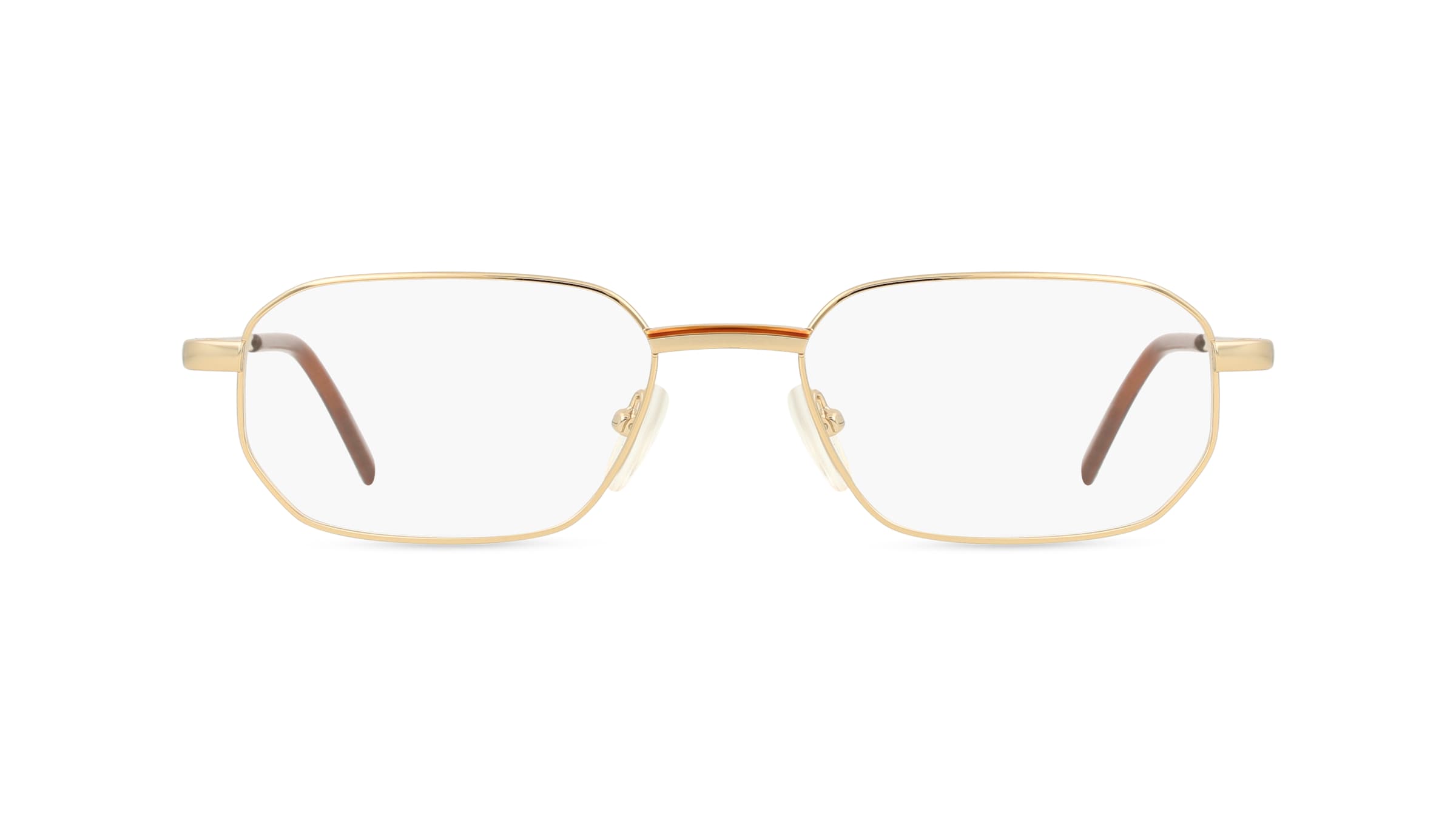 Fielmann MC 572 FLEX CL Herren-Brille inkl. Gläser Vollrand Eckig Metall-Gestell 51mm/17mm/135mm, gold