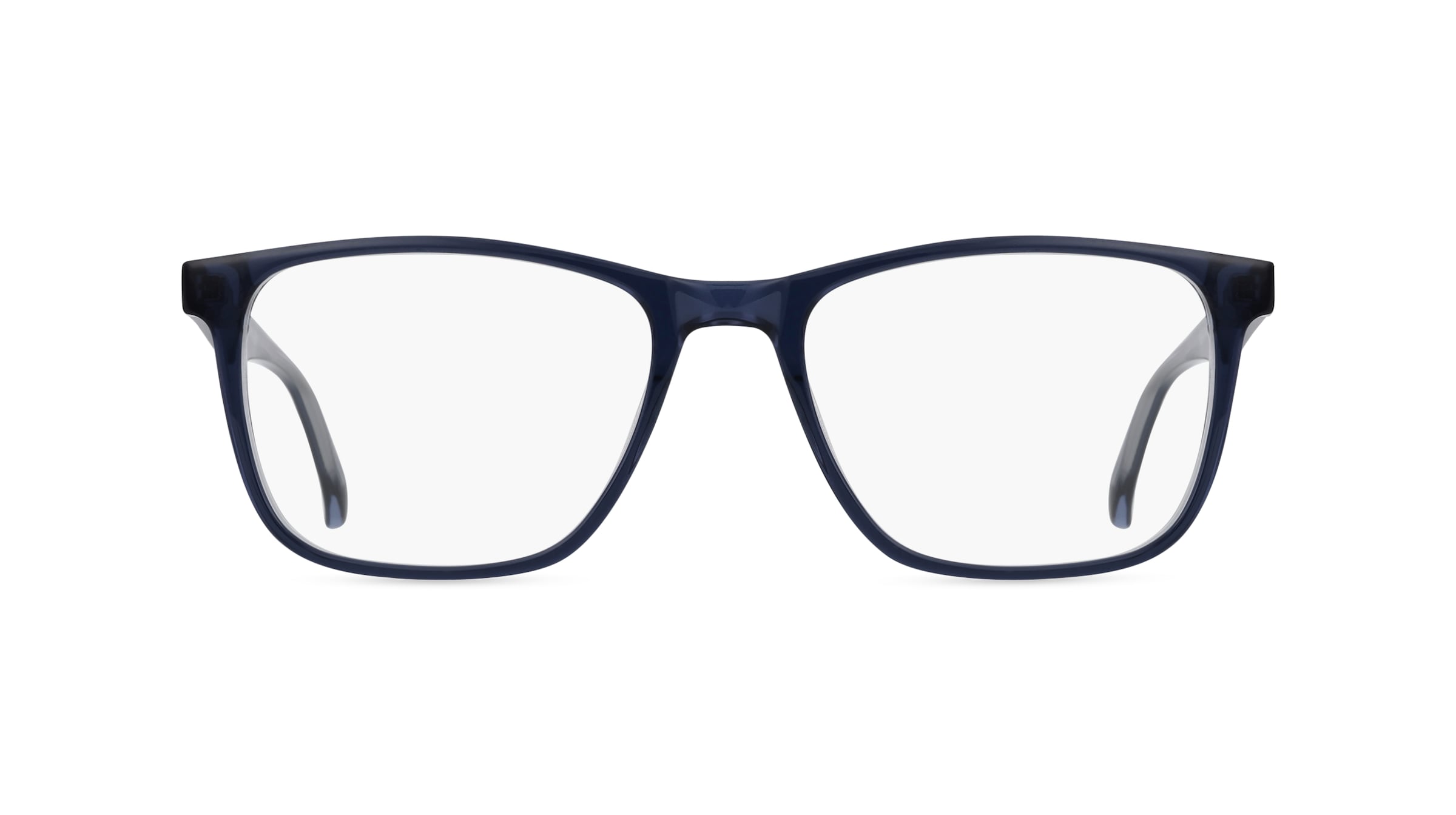 Fielmann ABC 075 FLEX CL Herren-Brille inkl. Gläser Vollrand Eckig Acetat-Gestell 54mm/17mm/145mm, blau