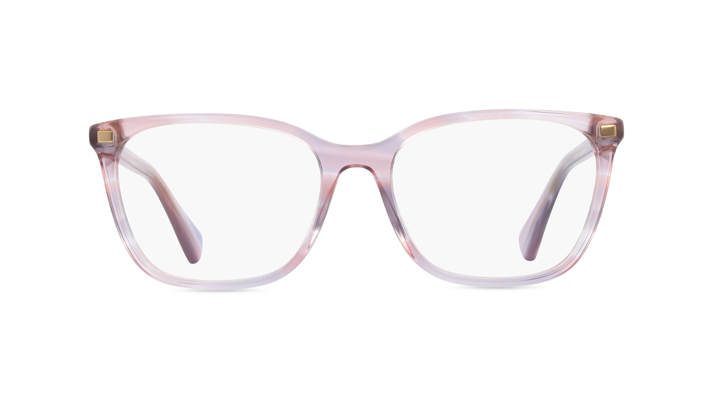 Ralph RA7142 Damen-Brille inkl. Gläser Vollrand Eckig Acetat-Gestell 54mm/17mm/145mm, Pink