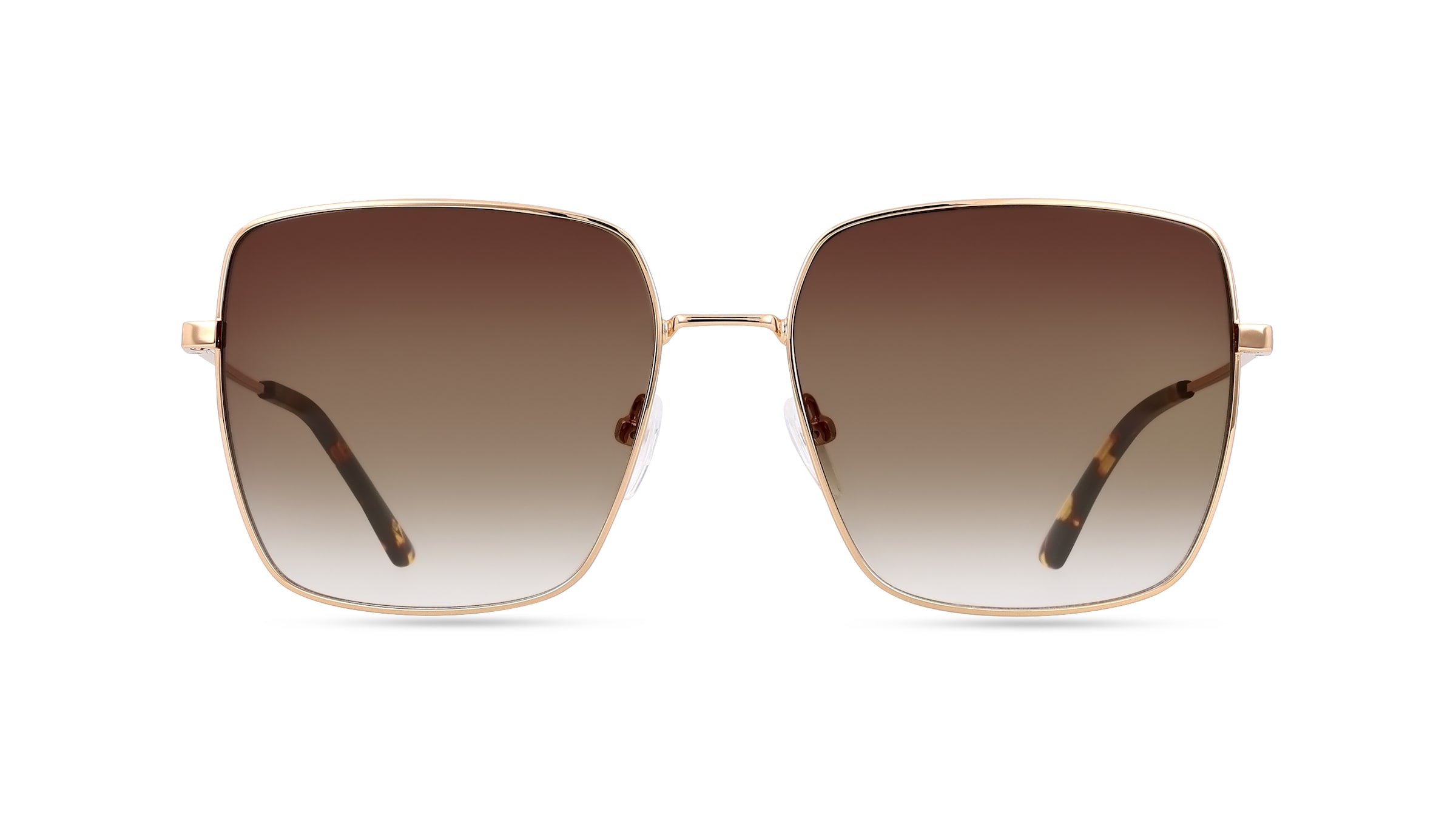 Calvin Klein CK20135S Damen-Sonnenbrille Vollrand Eckig Metall-Gestell, gold