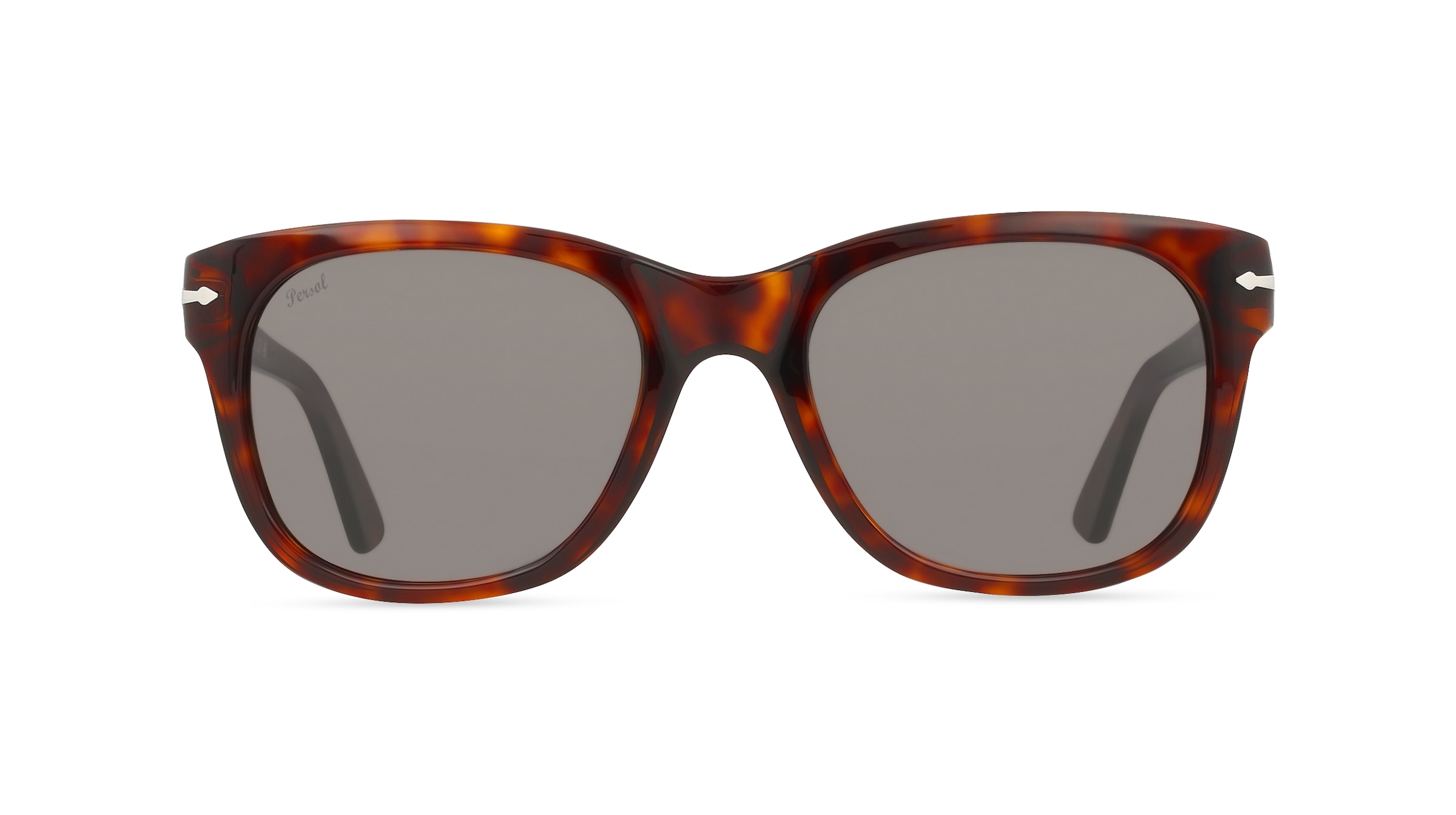 Persol PO3372S Unisex-Sonnenbrille Vollrand Quadratisch Acetat-Gestell, Havanna