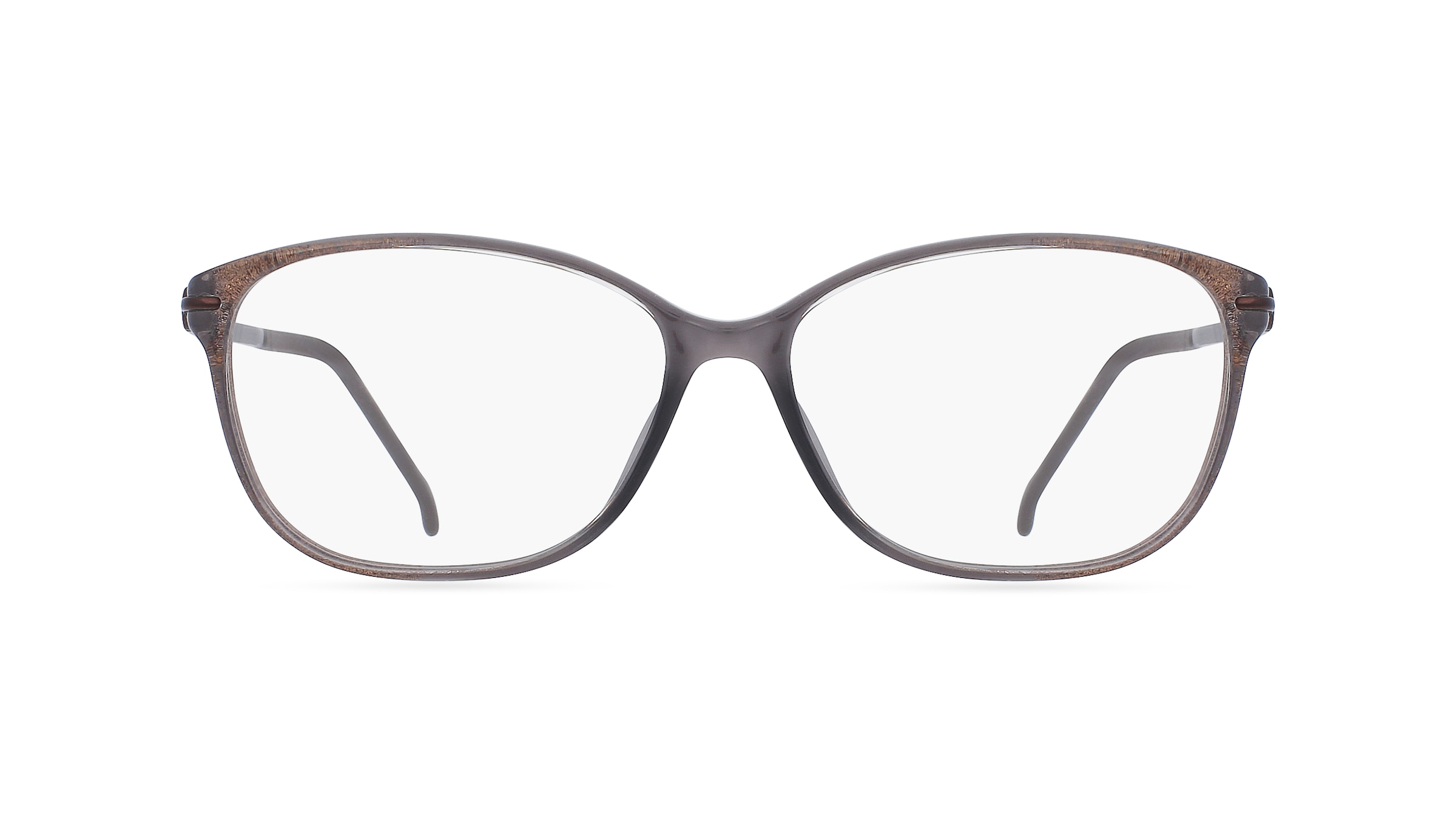 Fielmann COMFORT 114 CL Damen-Brille inkl. Gläser Vollrand Eckig TR90-Gestell 52mm/13mm/130mm, grau