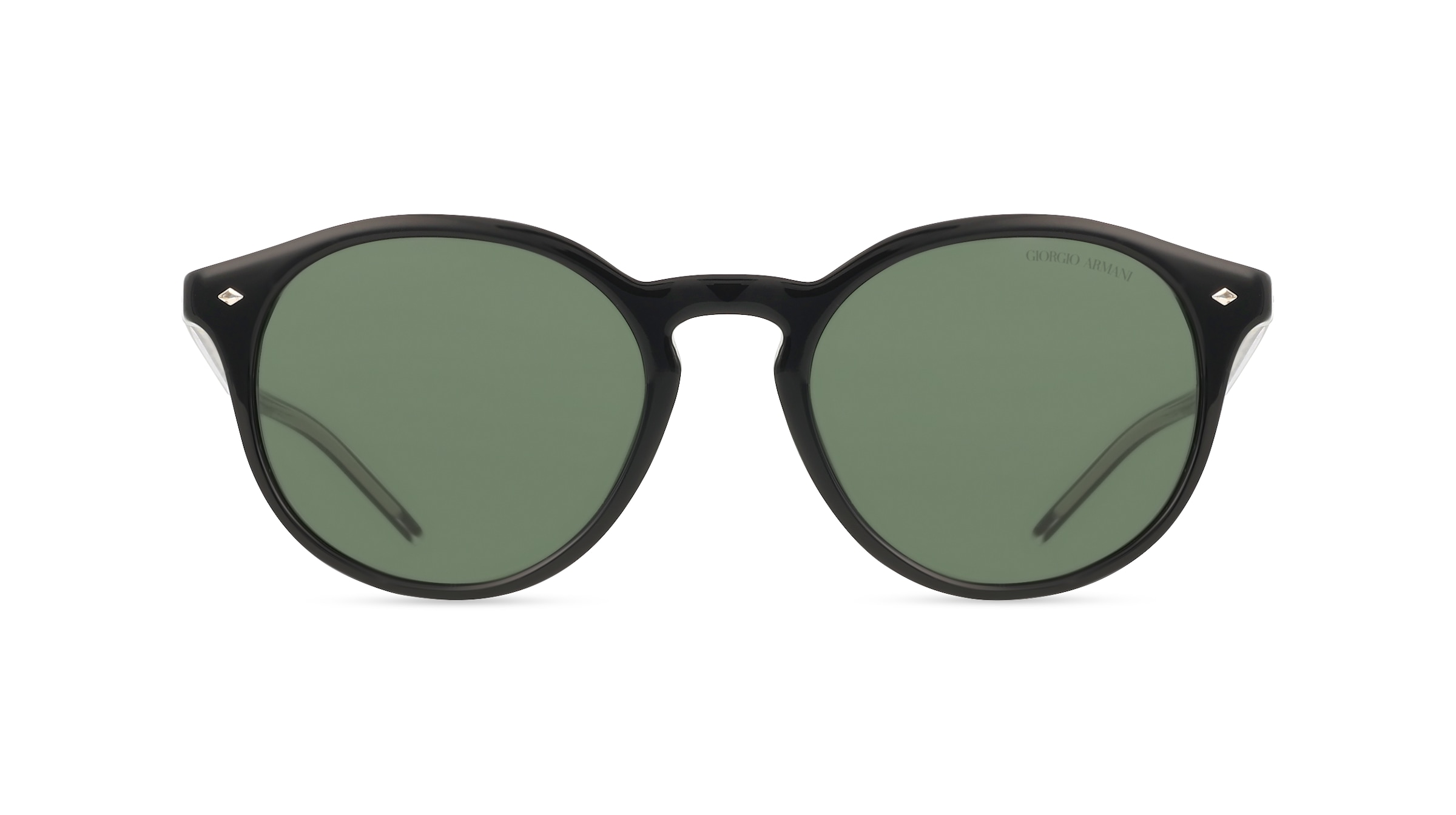 Giorgio Armani 0AR8211 Herren-Sonnenbrille Vollrand Panto Acetat-Gestell, schwarz