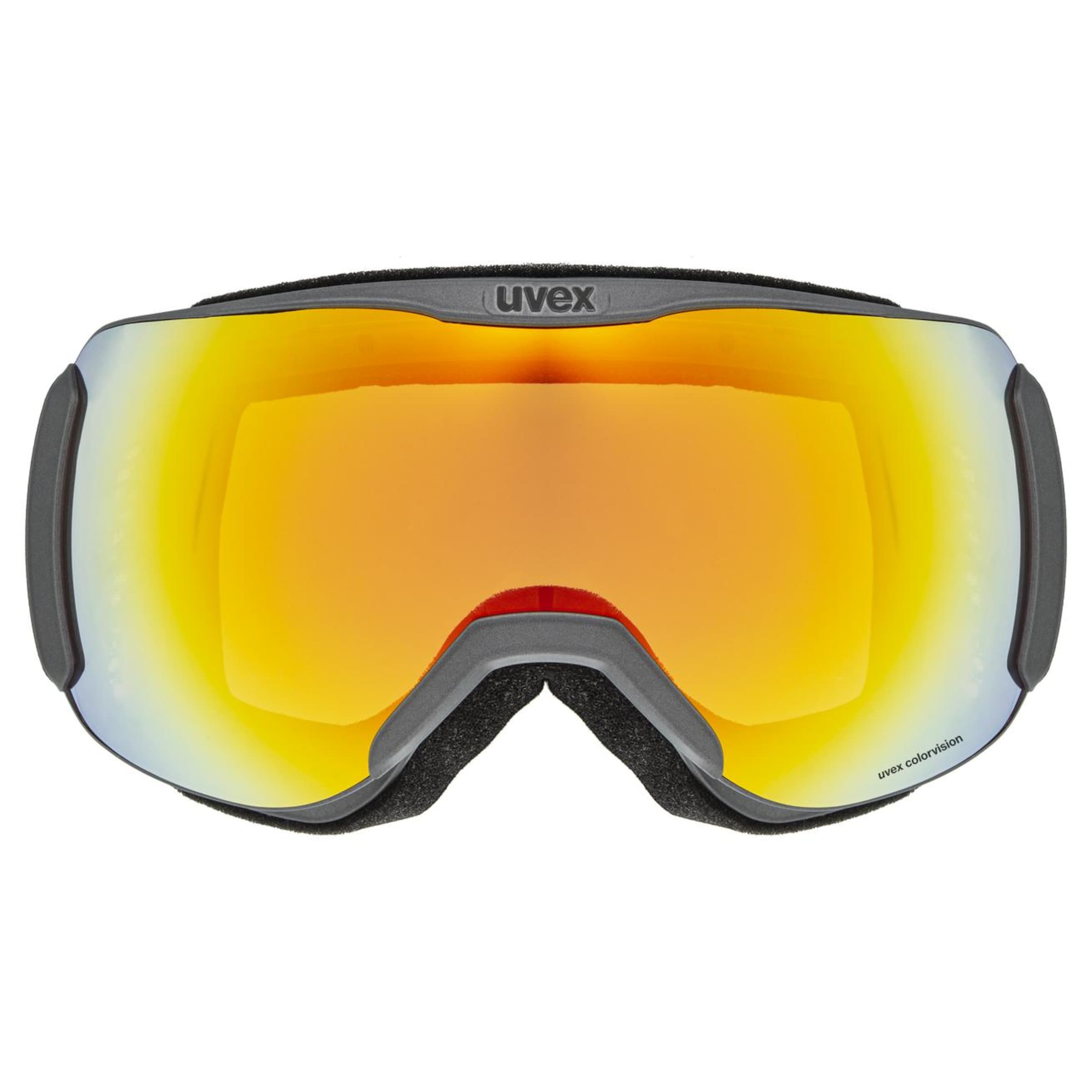 Uvex 0392 Herren-Skibrille Randlos Monoscheibe Kunststoff-Gestell, grau