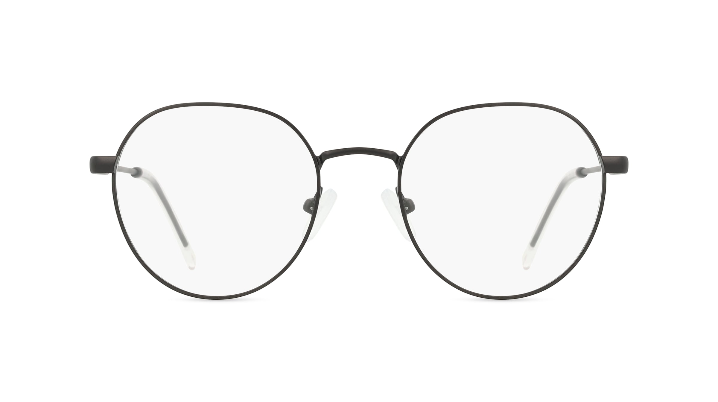 DKNY DK1032 Damen-Brille inkl. Gläser Vollrand Rund Metall-Gestell 48mm/20mm/140mm, schwarz