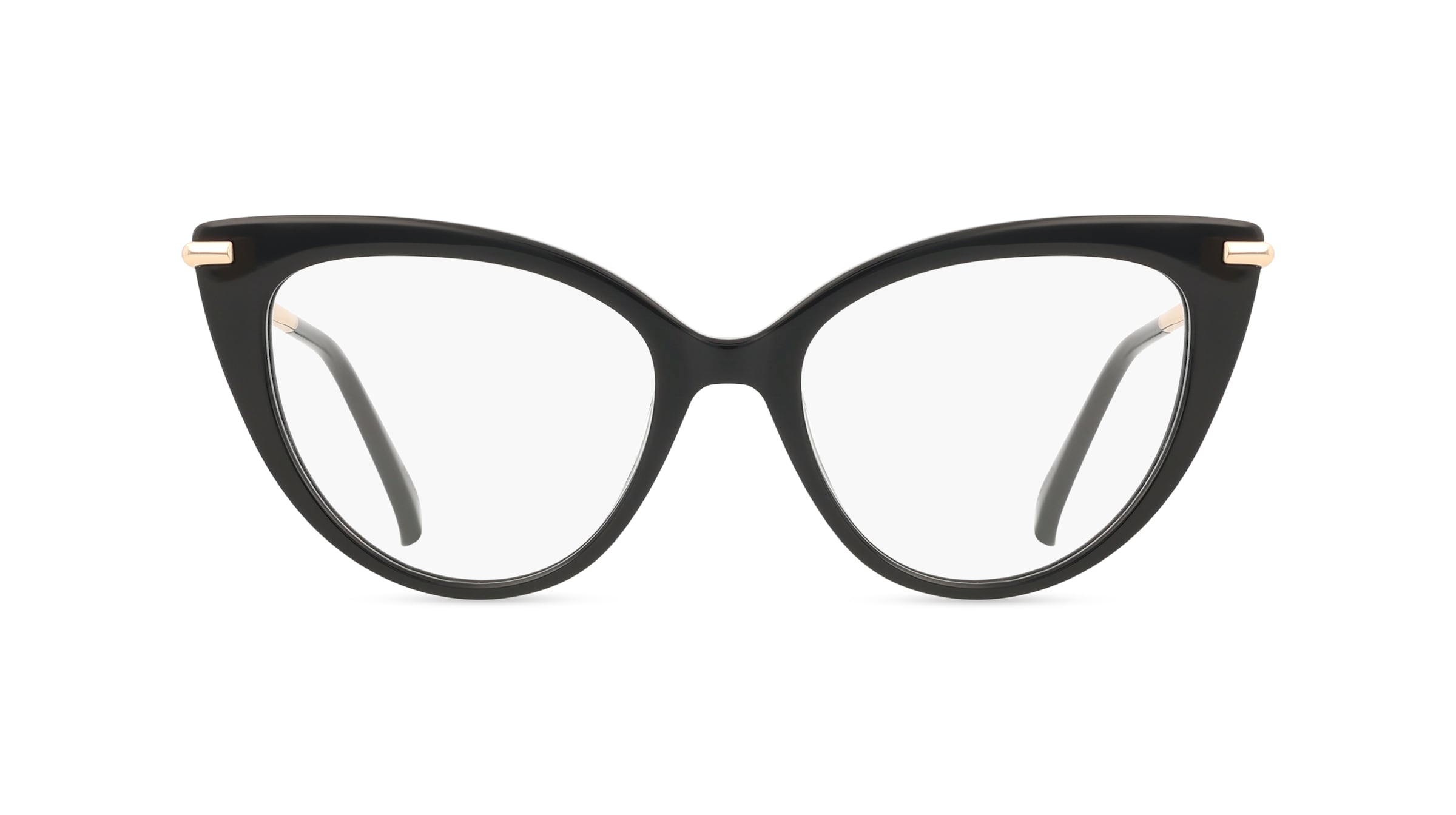 Max Mara MM5145 Damen-Brille inkl. Gläser Vollrand Cateye Acetat-Gestell 52mm/17mm/135mm, schwarz