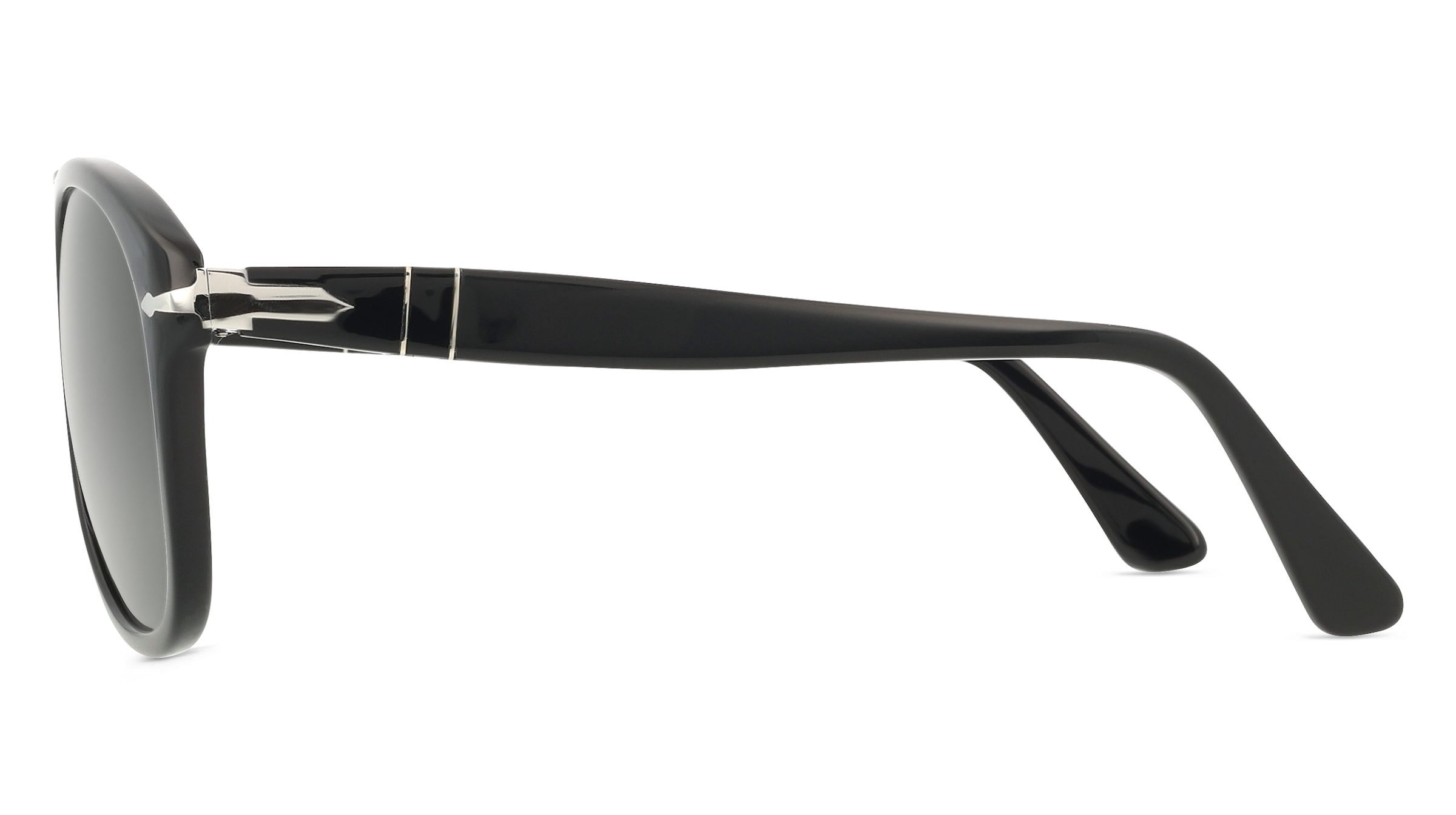 Thumbnail - Persol 0PO0649 Herren-Sonnenbrille Vollrand Pilot Acetat-Gestell, schwarz