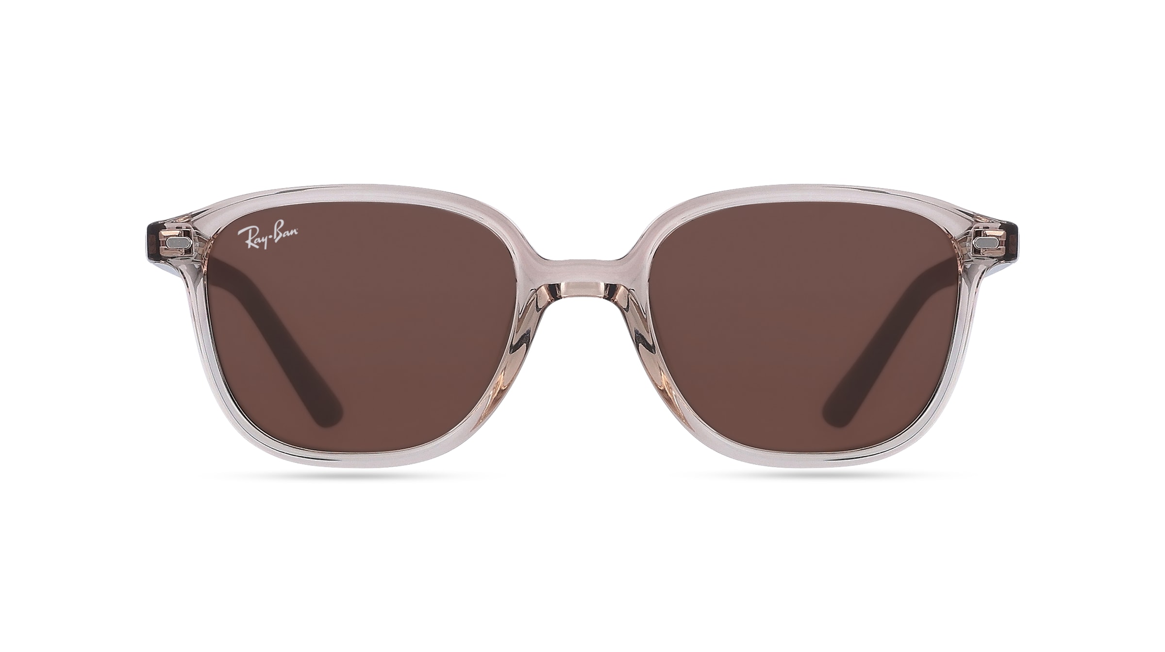 Ray-Ban Junior RJ 9093S LEONARD Kinder-Sonnenbrille Vollrand Eckig Kunststoff-Gestell, braun