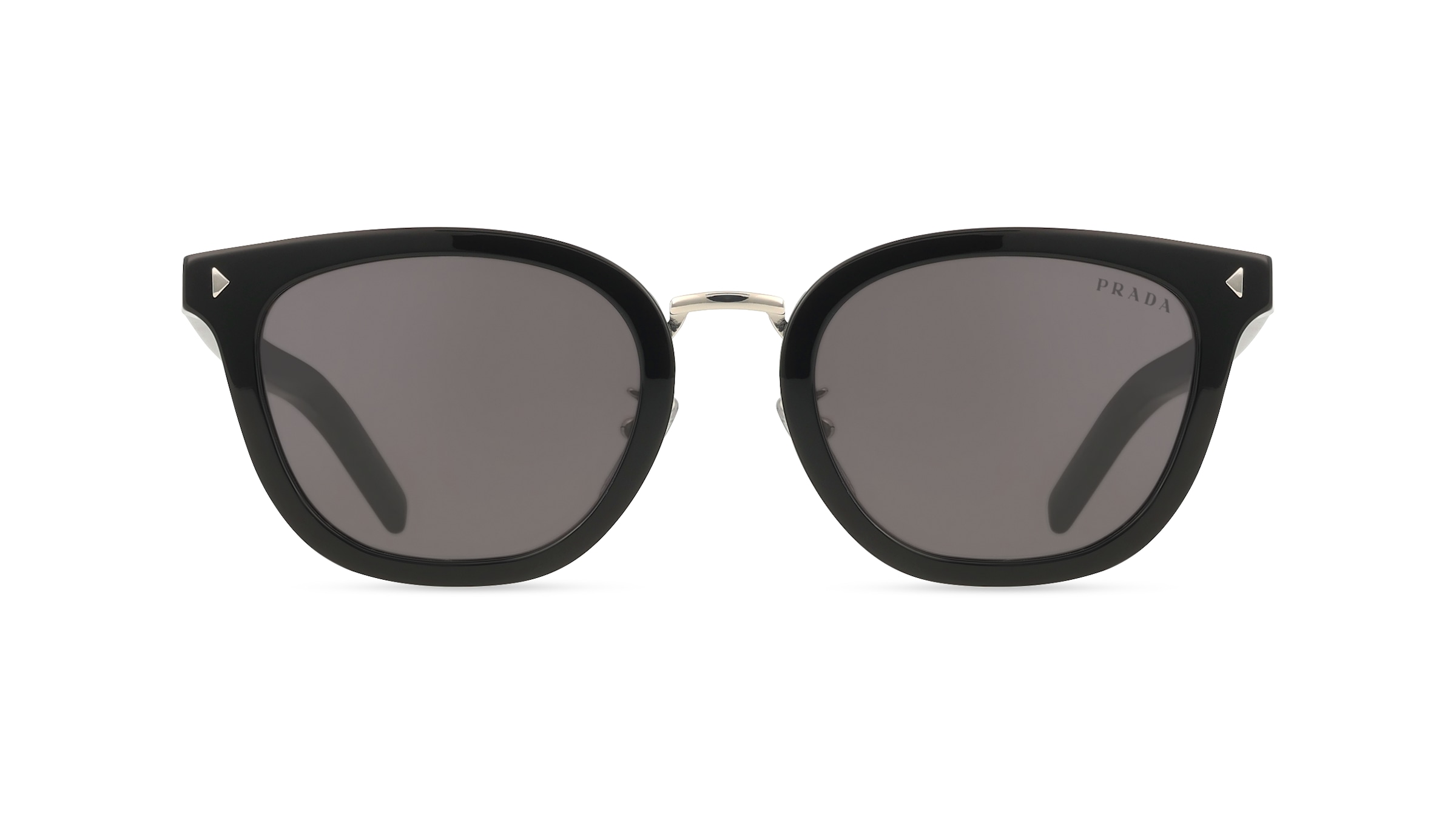 Prada 0PR C01SD Herren-Sonnenbrille Vollrand Cat Eye Acetat-Gestell, schwarz