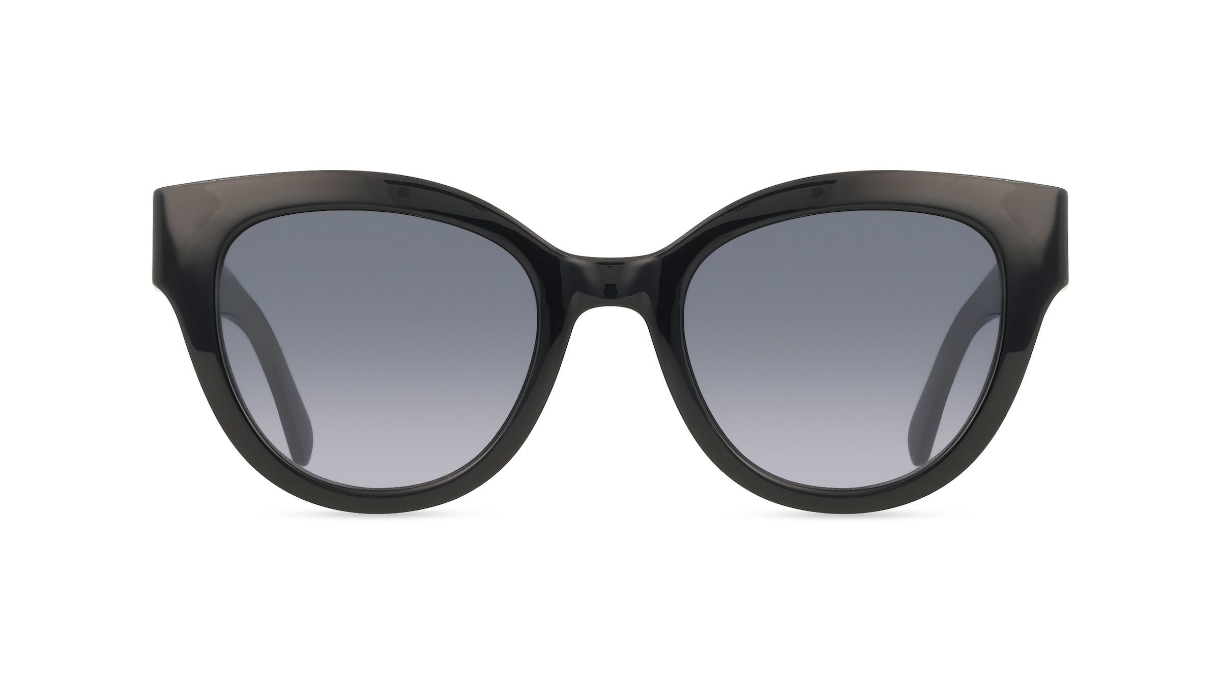 Fossil FOS 2162/G/S Damen-Sonnenbrille Vollrand Cateye Kunststoff-Gestell, schwarz