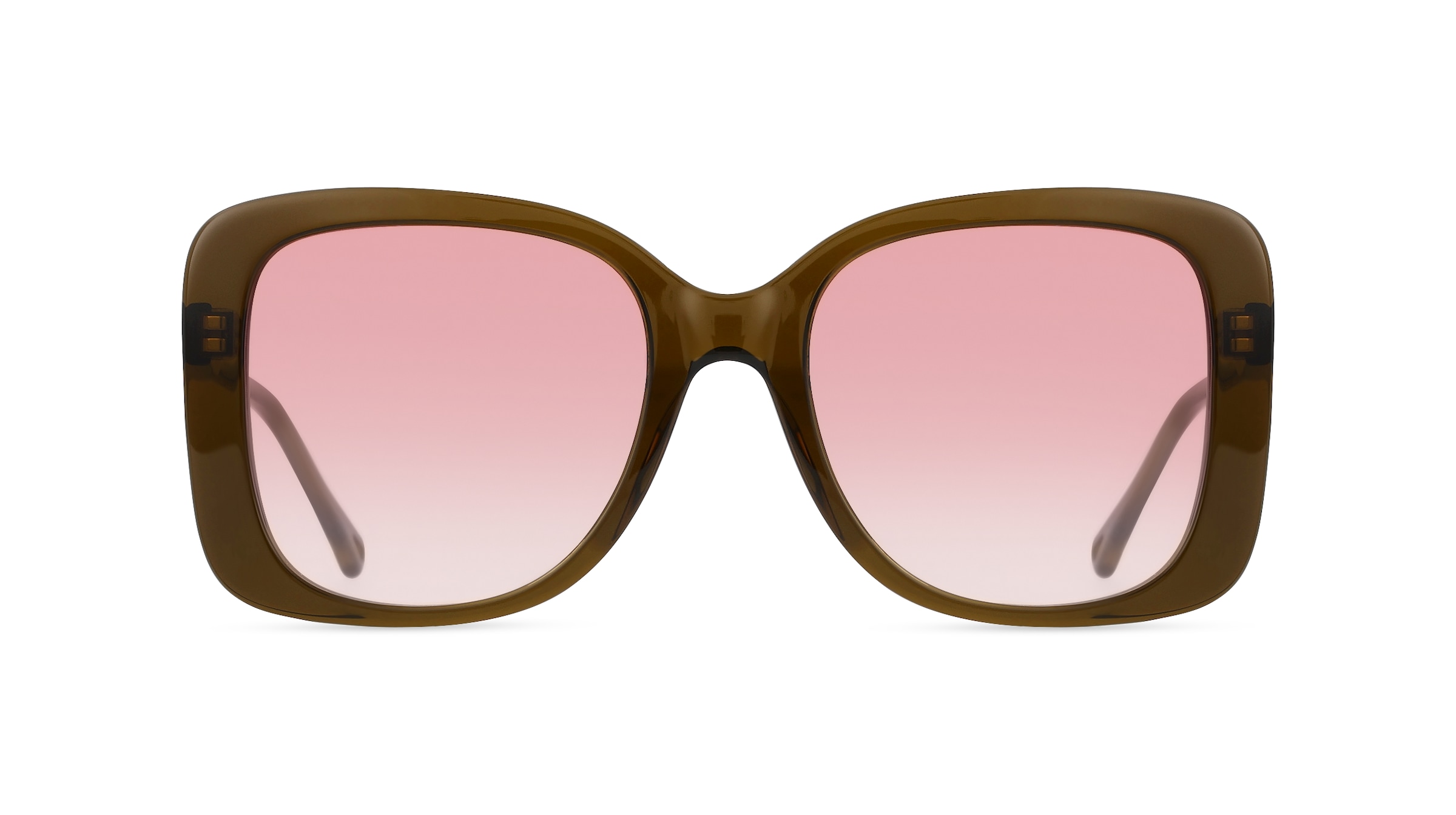 Chloé CH0125S Damen-Sonnenbrille Vollrand Eckig Bio-Acetat-Gestell, orange