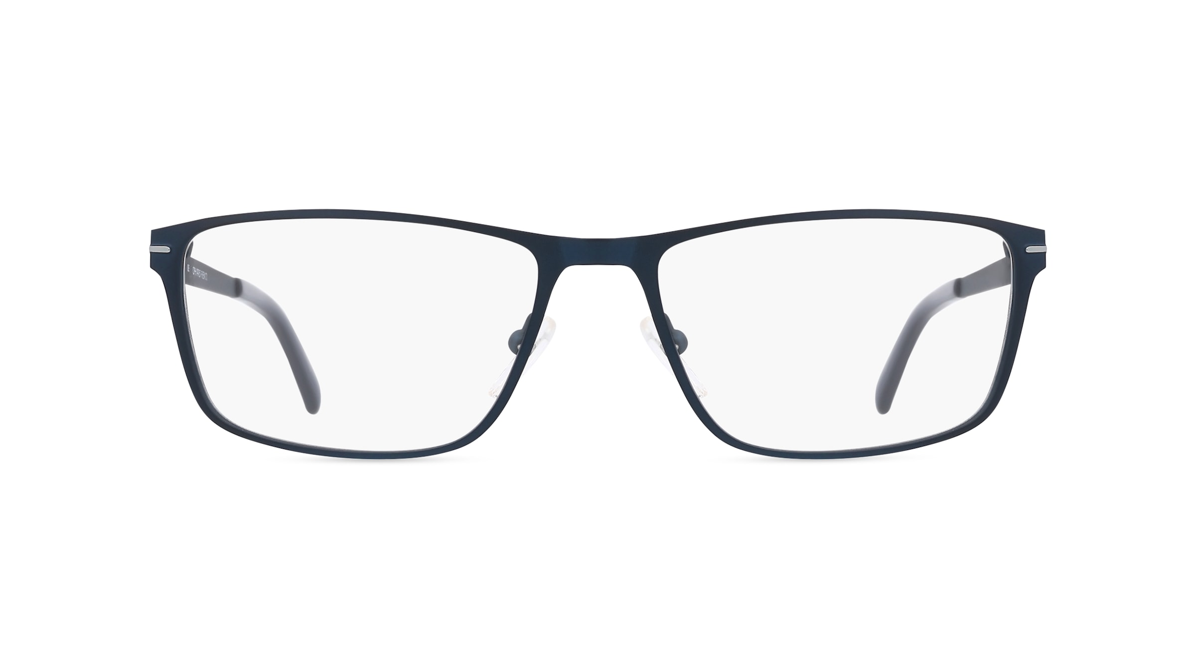 Fielmann OPH 9951 FLEX CL Herren-Brille inkl. Gläser Vollrand Eckig Edelstahl-Gestell 55mm/16mm/140mm, blau