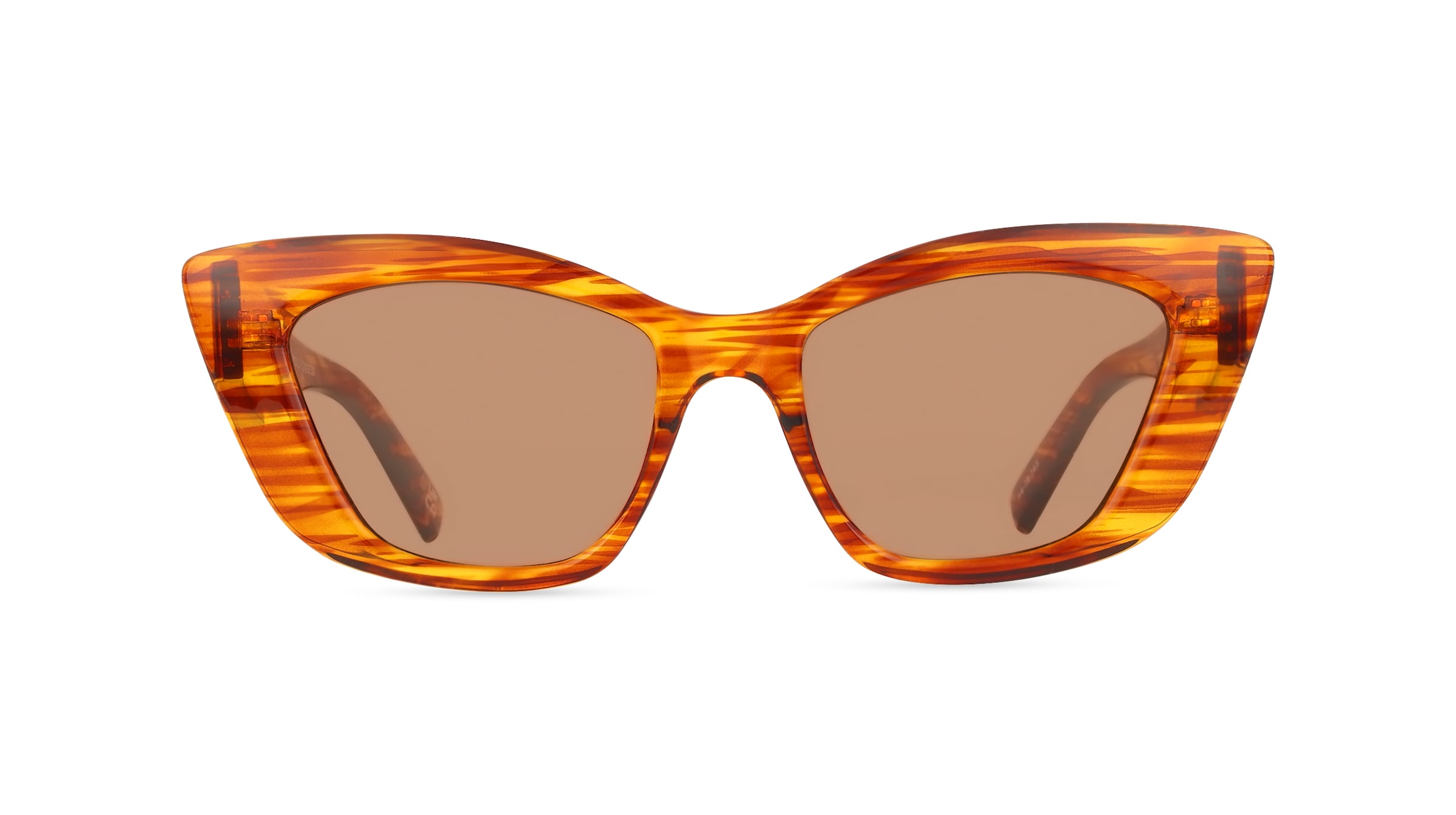 Le Specs LSU2429731 Damen-Sonnenbrille Vollrand Cateye Kunststoff-Gestell, braun