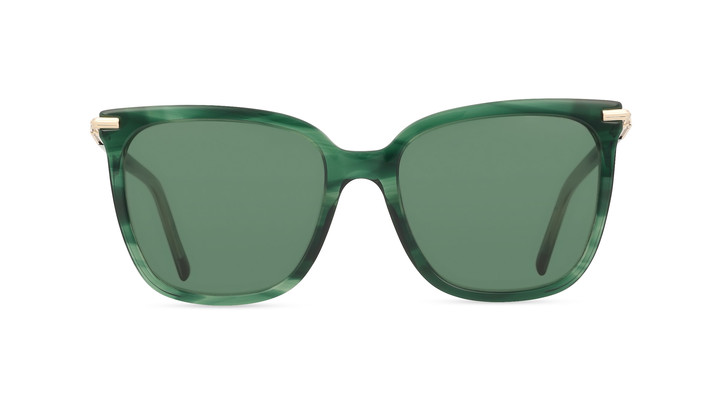 Ferragamo SF2037S Damen-Sonnenbrille Vollrand Butterfly Acetat-Gestell, grün