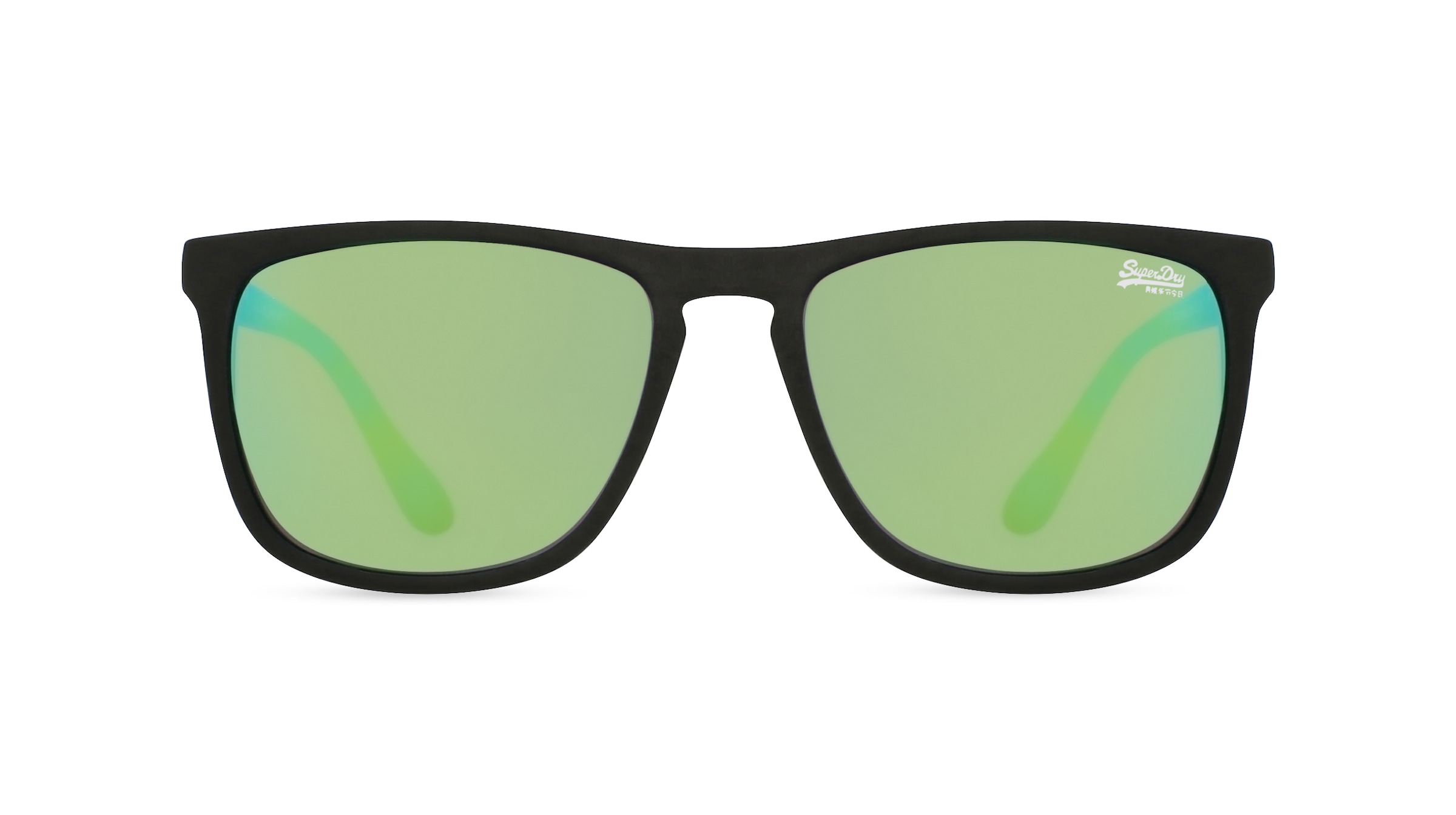 Superdry SHOCKWAVE Unisex-Sonnenbrille Vollrand Eckig Kunststoff-Gestell, grau