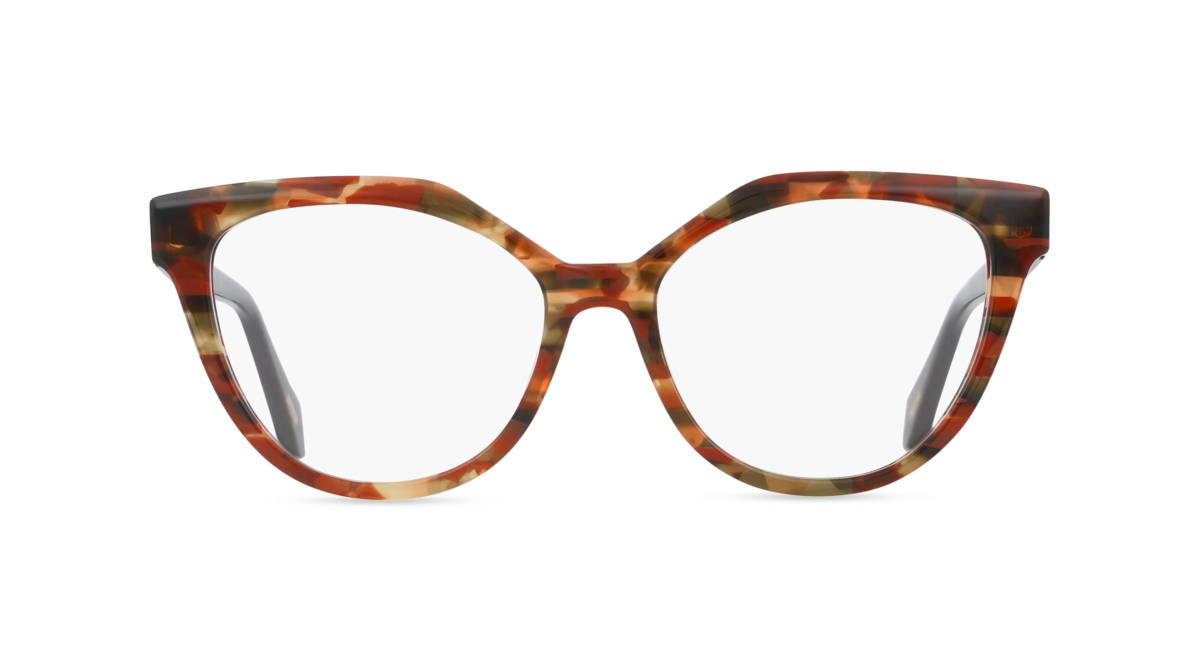 Just Cavalli VJC130 Damen-Brille inkl. Gläser Vollrand Cat Eye Kunststoff-Gestell 53/16/140, Havanna